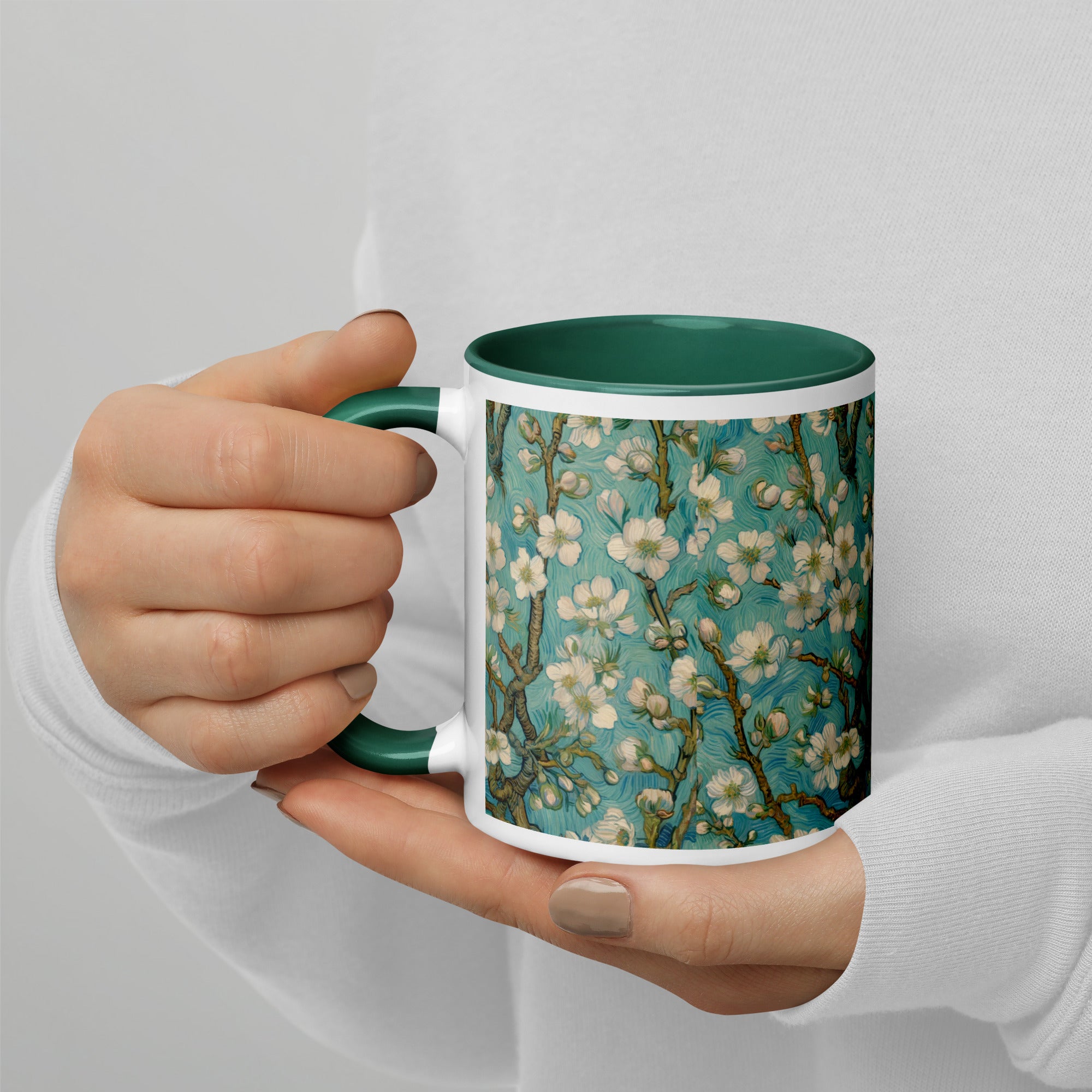 Keramiktasse „Mandelblüte“ von Vincent van Gogh, berühmtes Gemälde | Hochwertige Kunsttasse