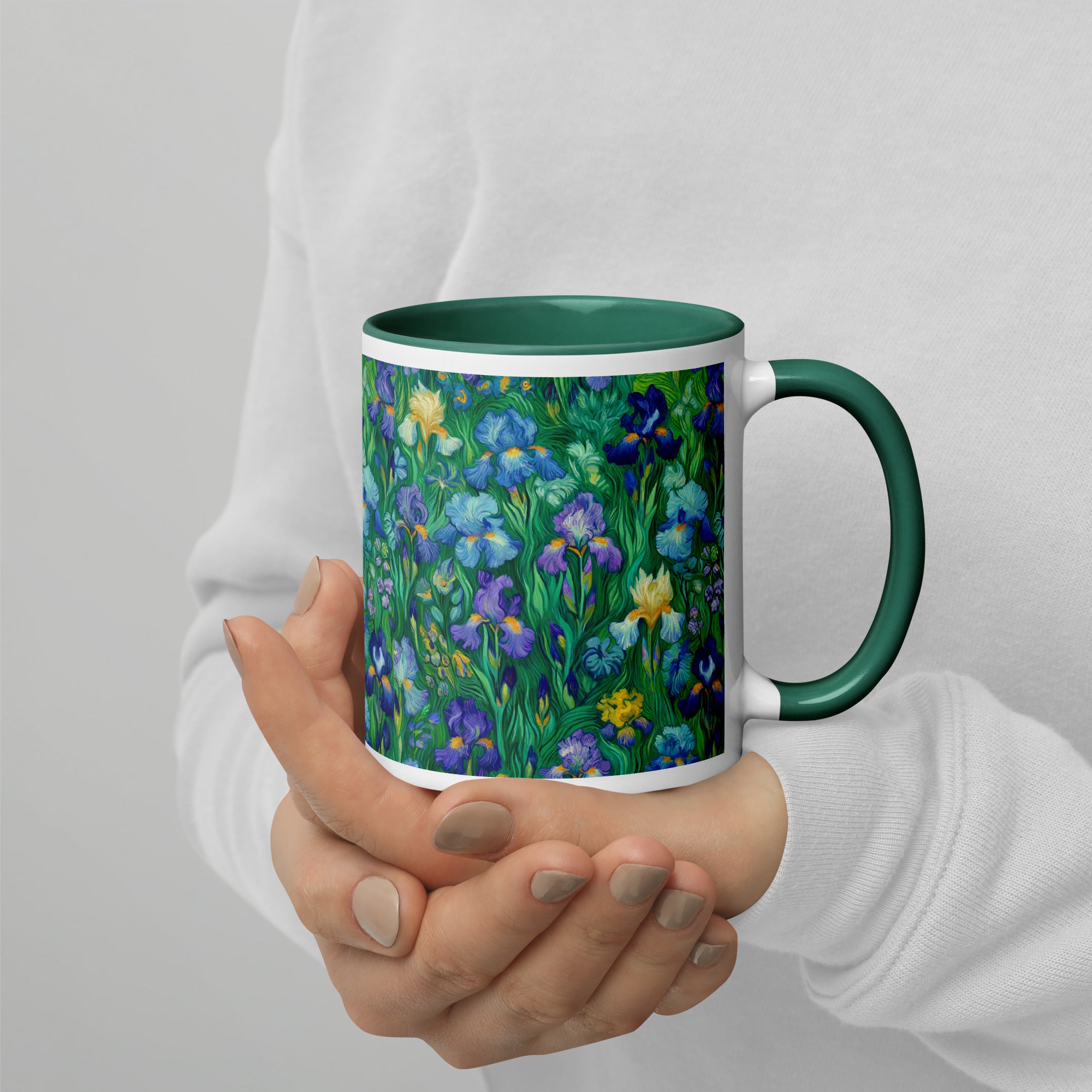 Vincent van Gogh 'Irises' Famous Painting Ceramic Mug | Premium Art Mug