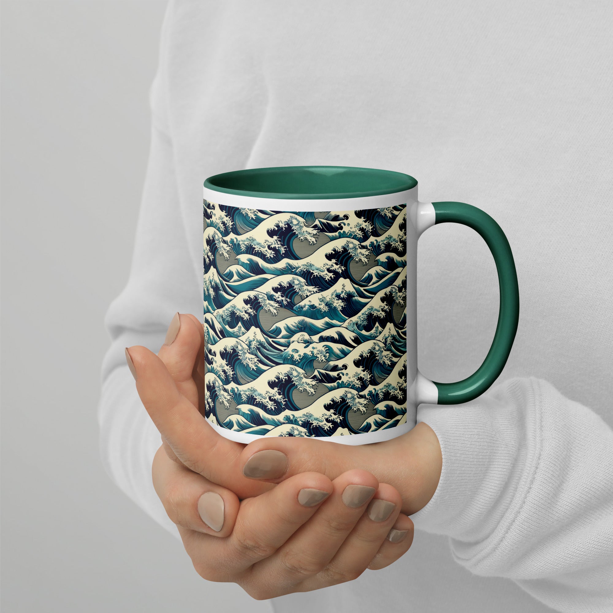Hokusai 'The Great Wave off Kanagawa' Famous Painting Ceramic Mug | Premium Art Mug