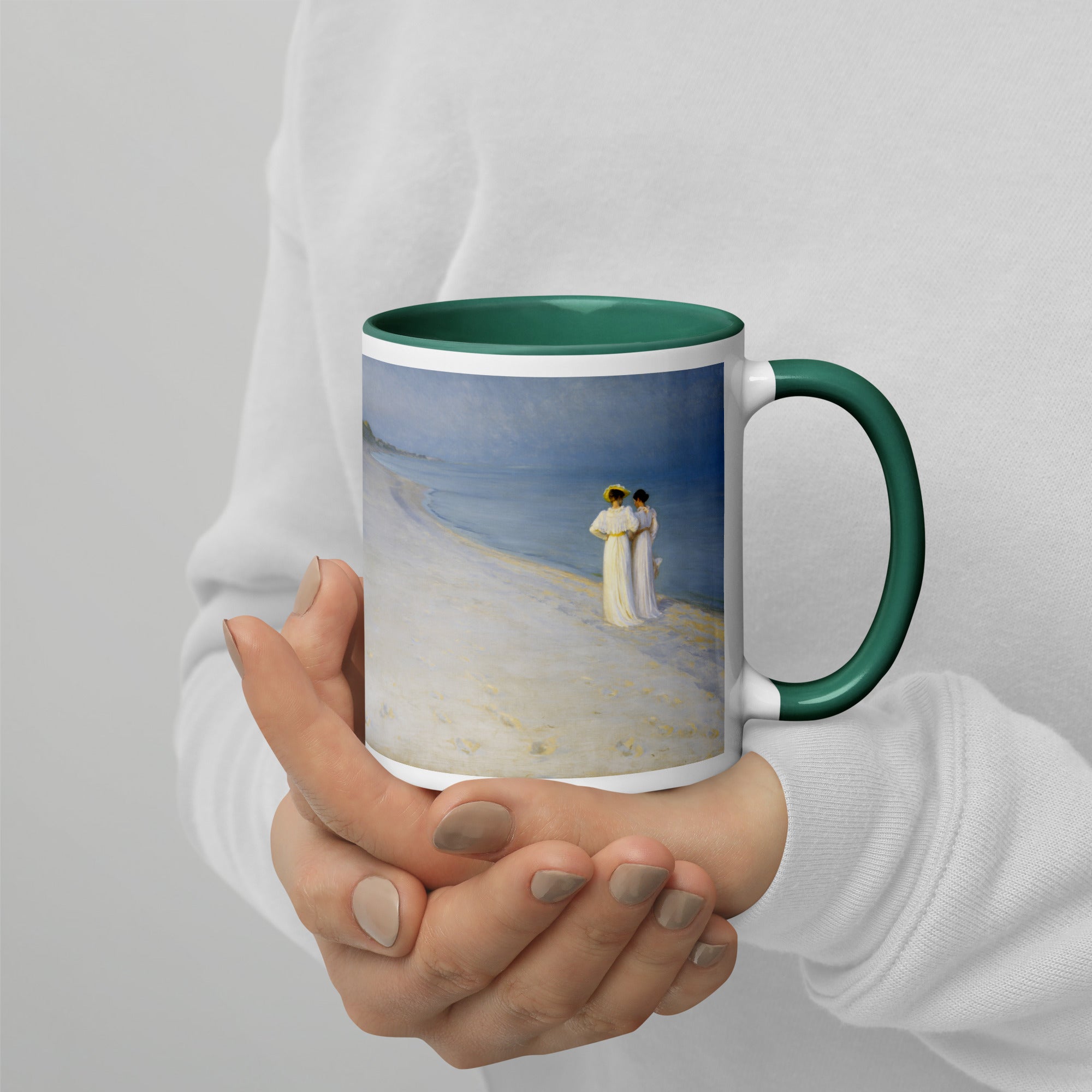 P.S. Krøyer 'Summer Evening on Skagen's Southern Beach' Famous Painting Ceramic Mug | Premium Art Mug