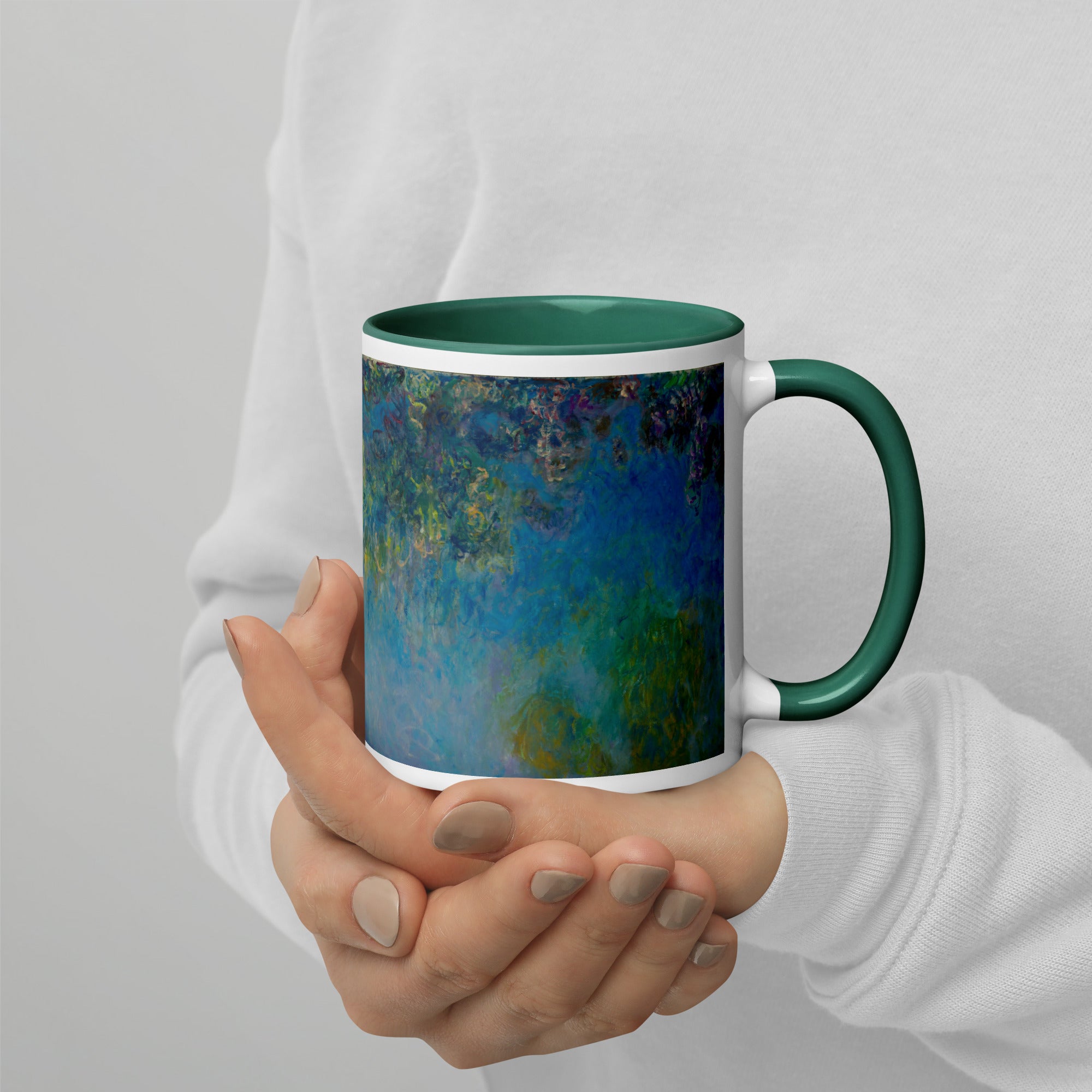 Keramiktasse „Wisteria“ von Claude Monet, berühmtes Gemälde | Hochwertige Kunsttasse