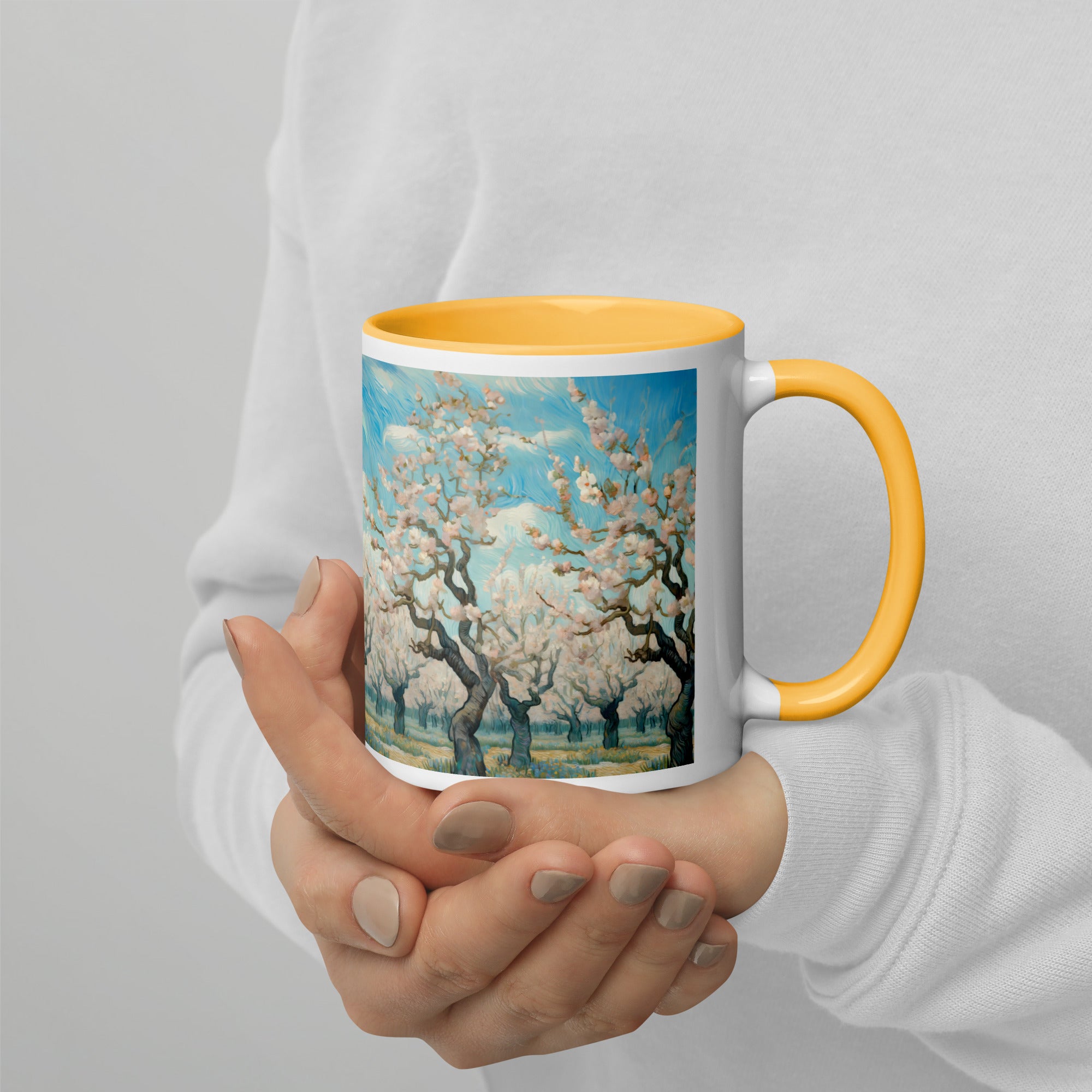 Vincent van Gogh 'Orchard in Blossom' Famous Painting Ceramic Mug | Premium Art Mug