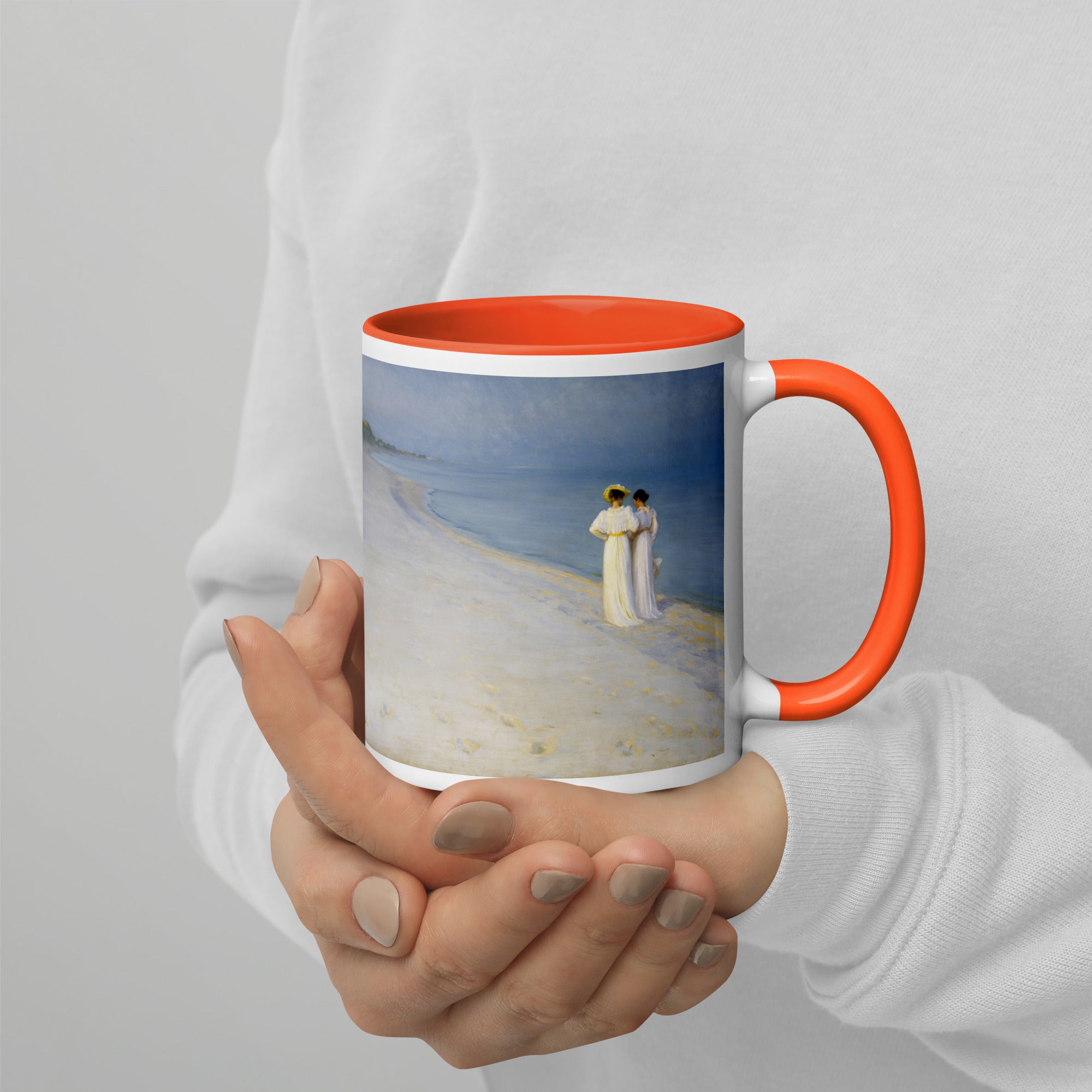 P.S. Krøyer 'Summer Evening on Skagen's Southern Beach' Famous Painting Ceramic Mug | Premium Art Mug