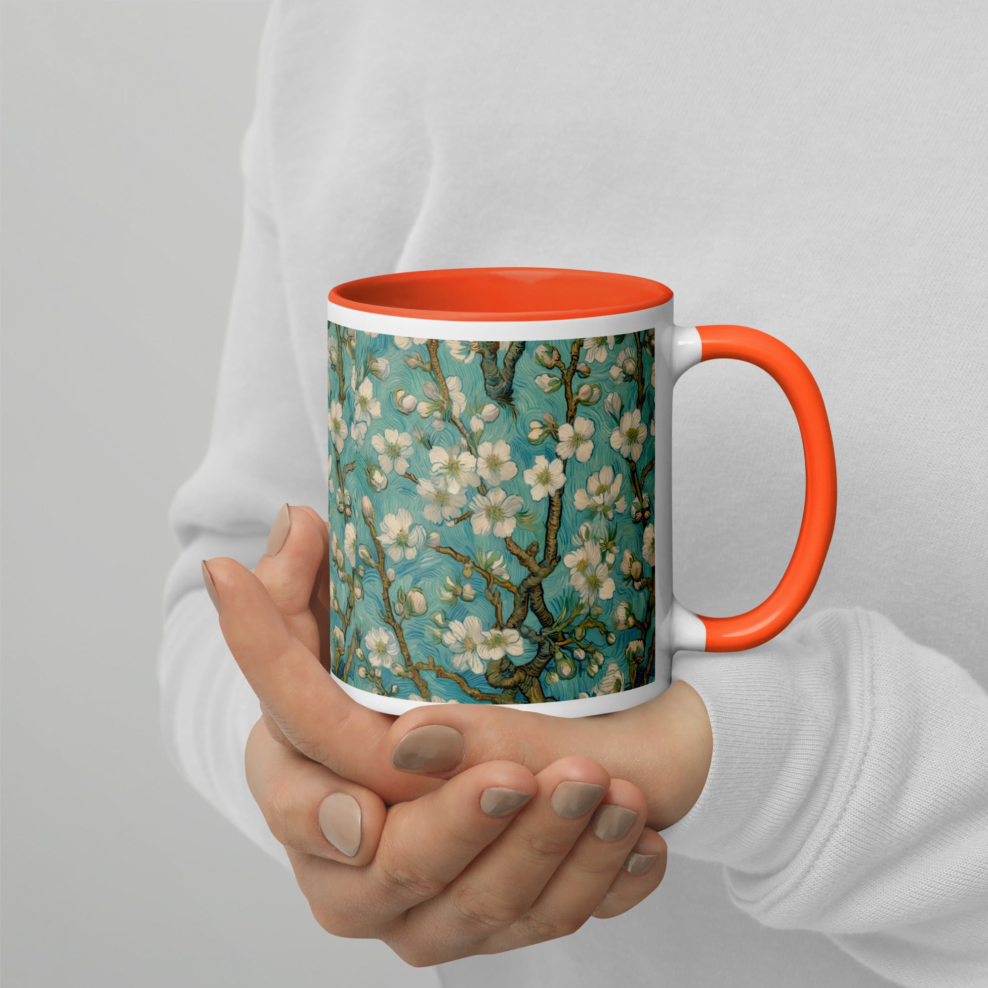 Keramiktasse „Mandelblüte“ von Vincent van Gogh, berühmtes Gemälde | Hochwertige Kunsttasse