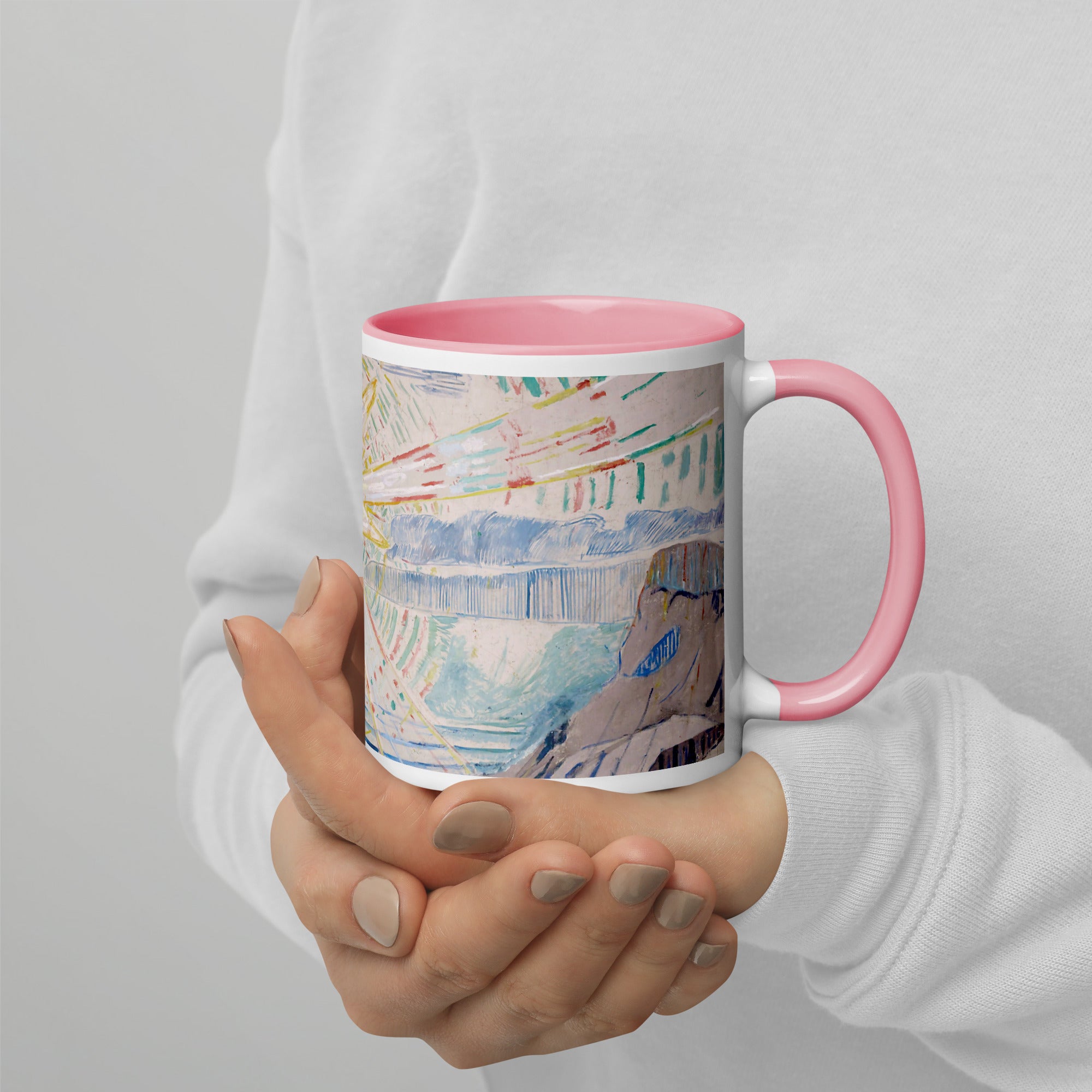 Edvard Munch 'The Sun' Famous Painting Ceramic Mug | Premium Art Mug