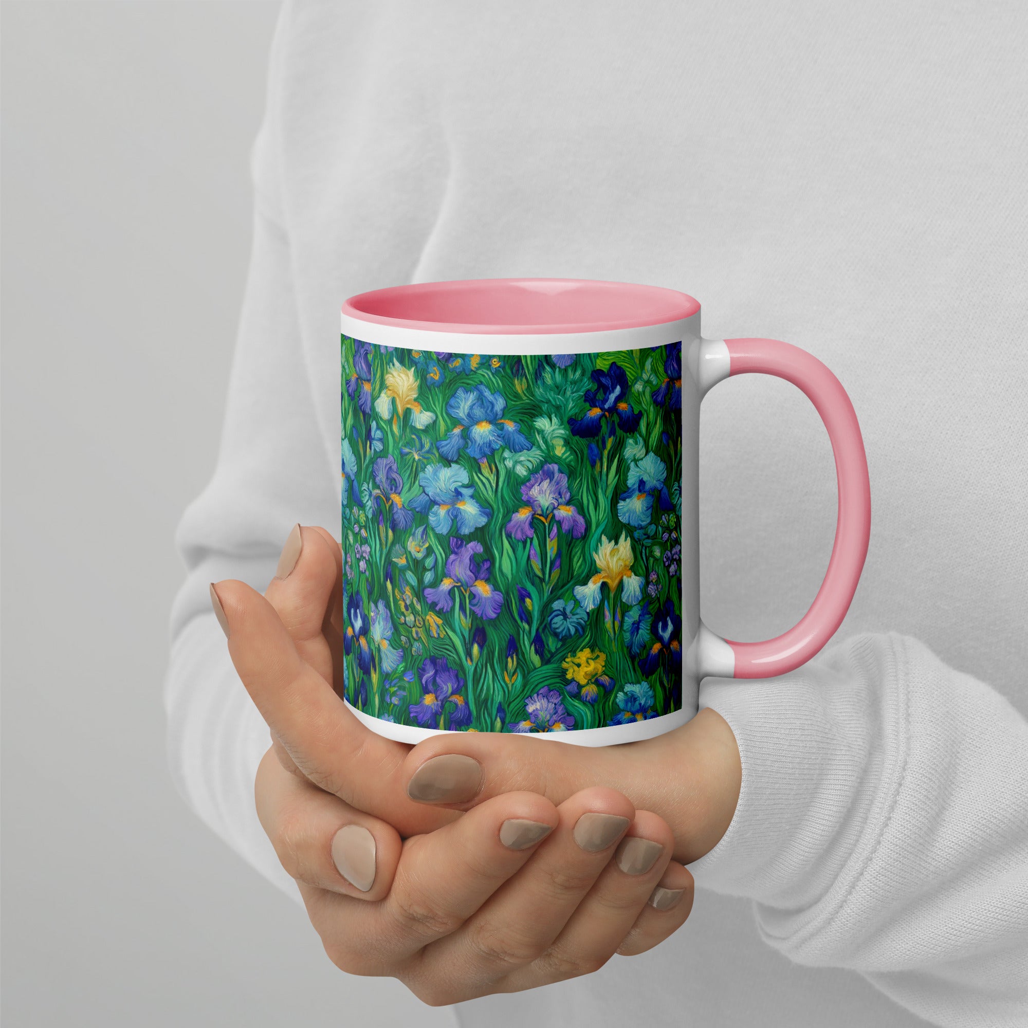Vincent van Gogh 'Irises' Famous Painting Ceramic Mug | Premium Art Mug