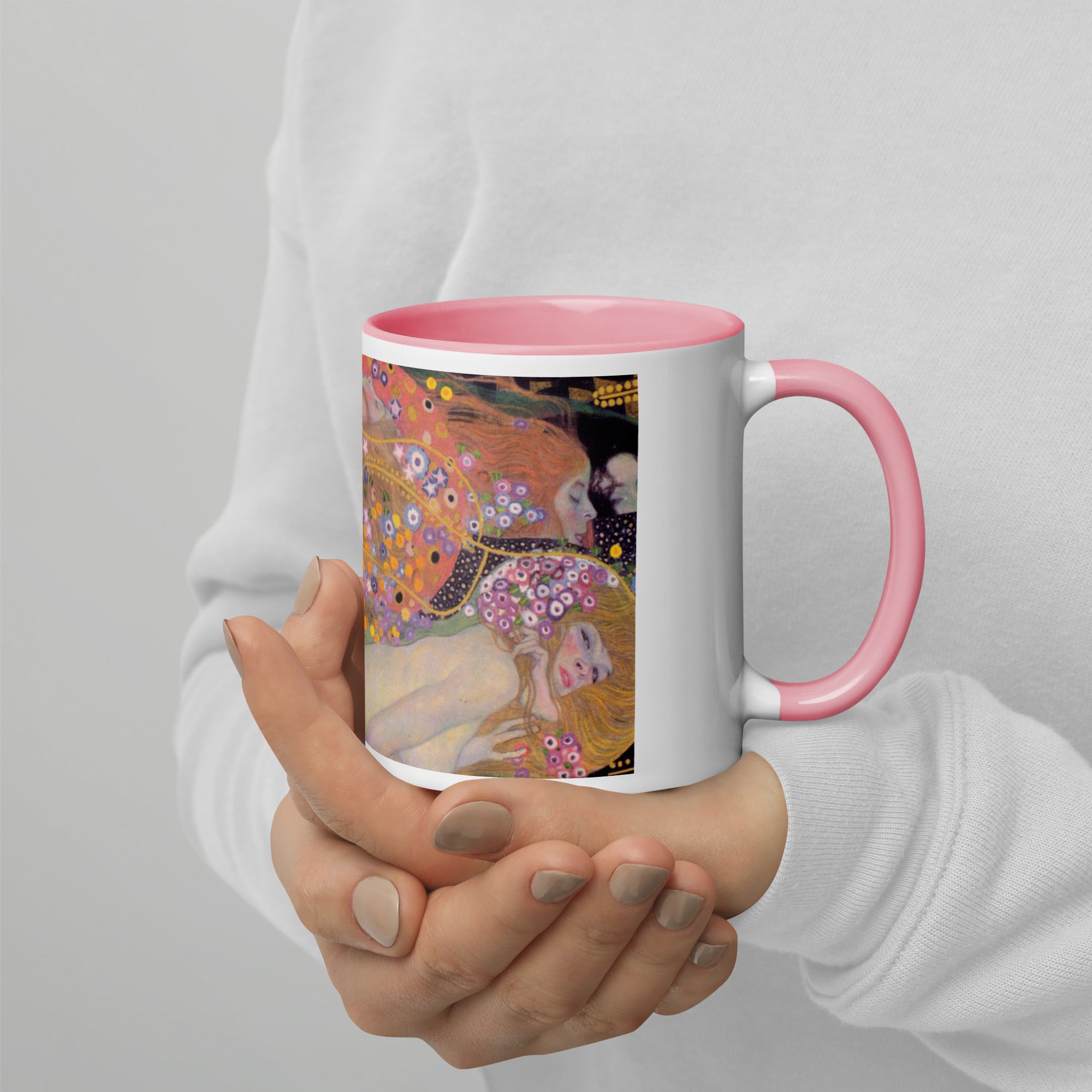 Gustav Klimt 'Water Serpents II' Famous Painting Ceramic Mug | Premium Art Mug