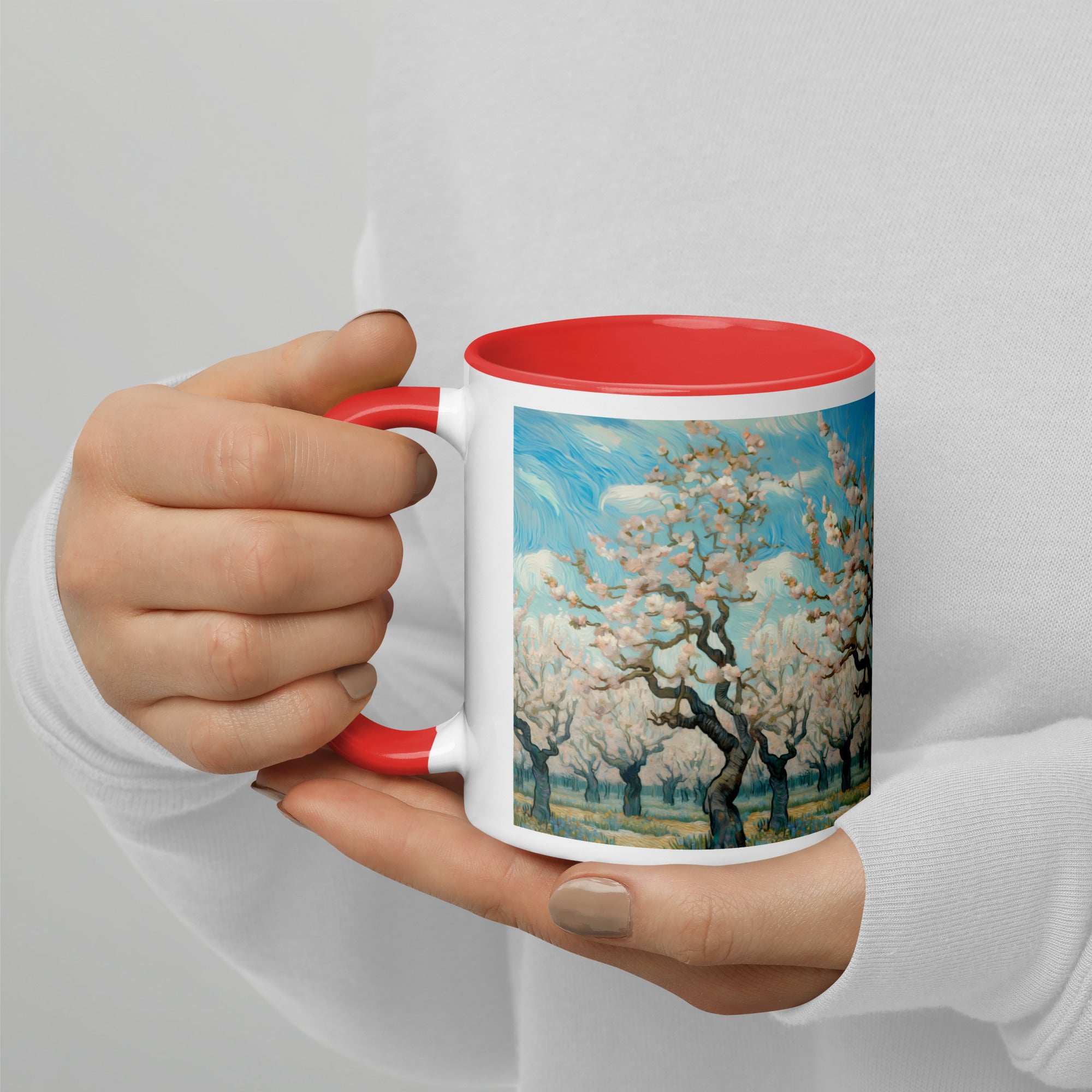 Vincent van Gogh 'Orchard in Blossom' Famous Painting Ceramic Mug | Premium Art Mug