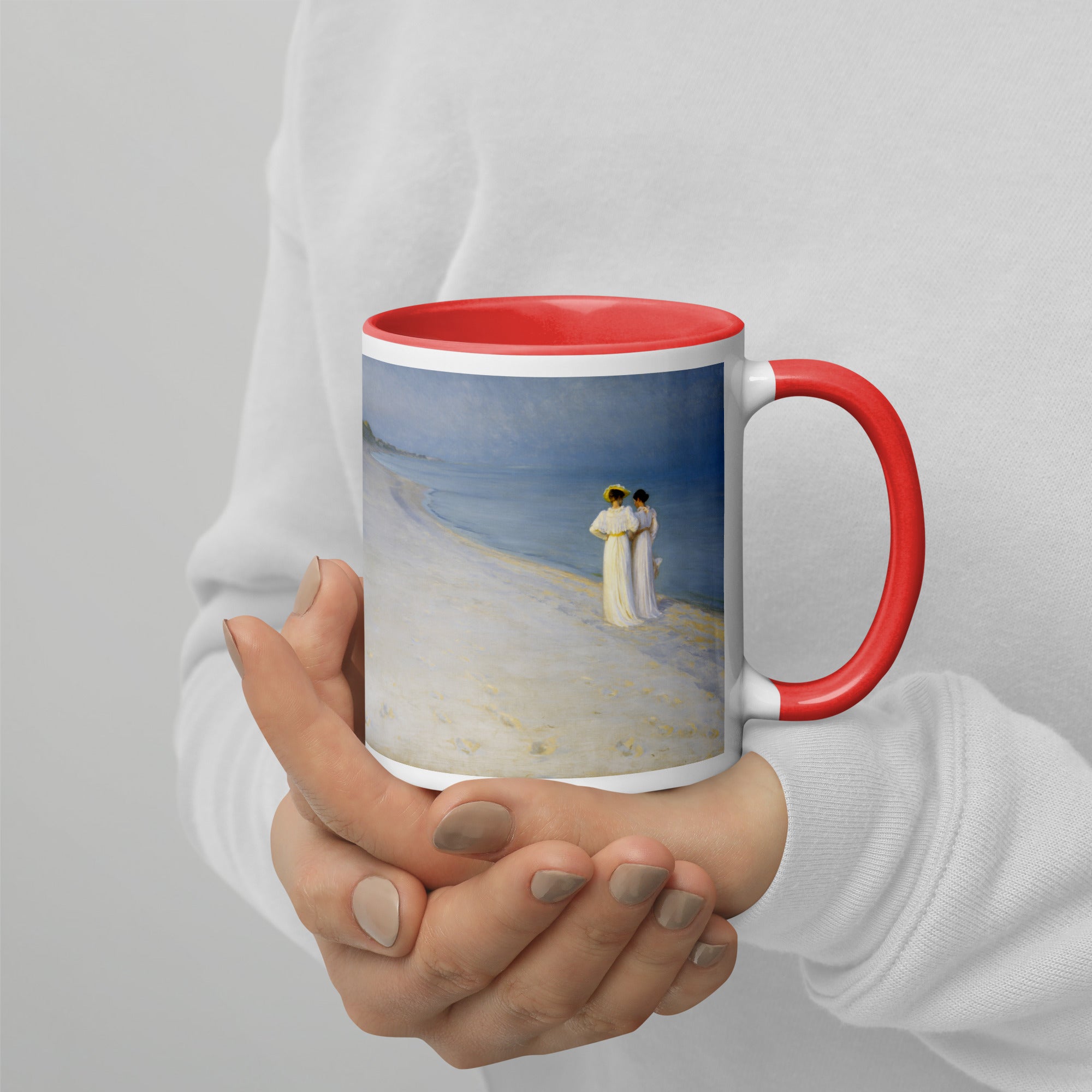 P.S. Krøyer 'Summer Evening on Skagen's Southern Beach' Famous Painting Ceramic Mug | Premium Art Mug