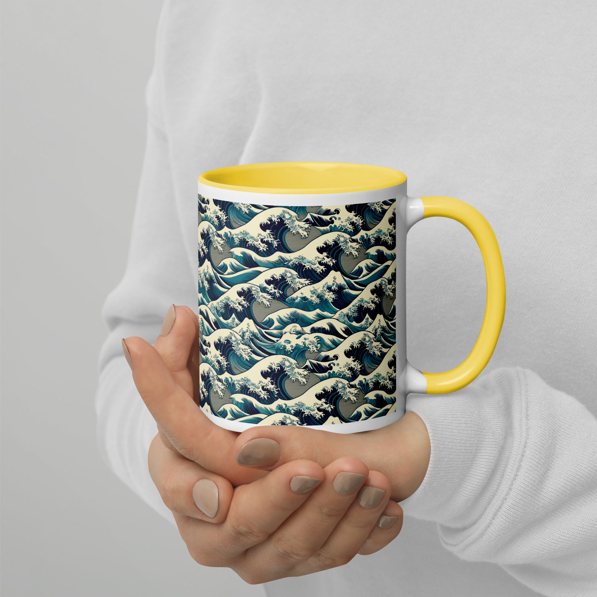 Hokusai 'The Great Wave off Kanagawa' Famous Painting Ceramic Mug | Premium Art Mug