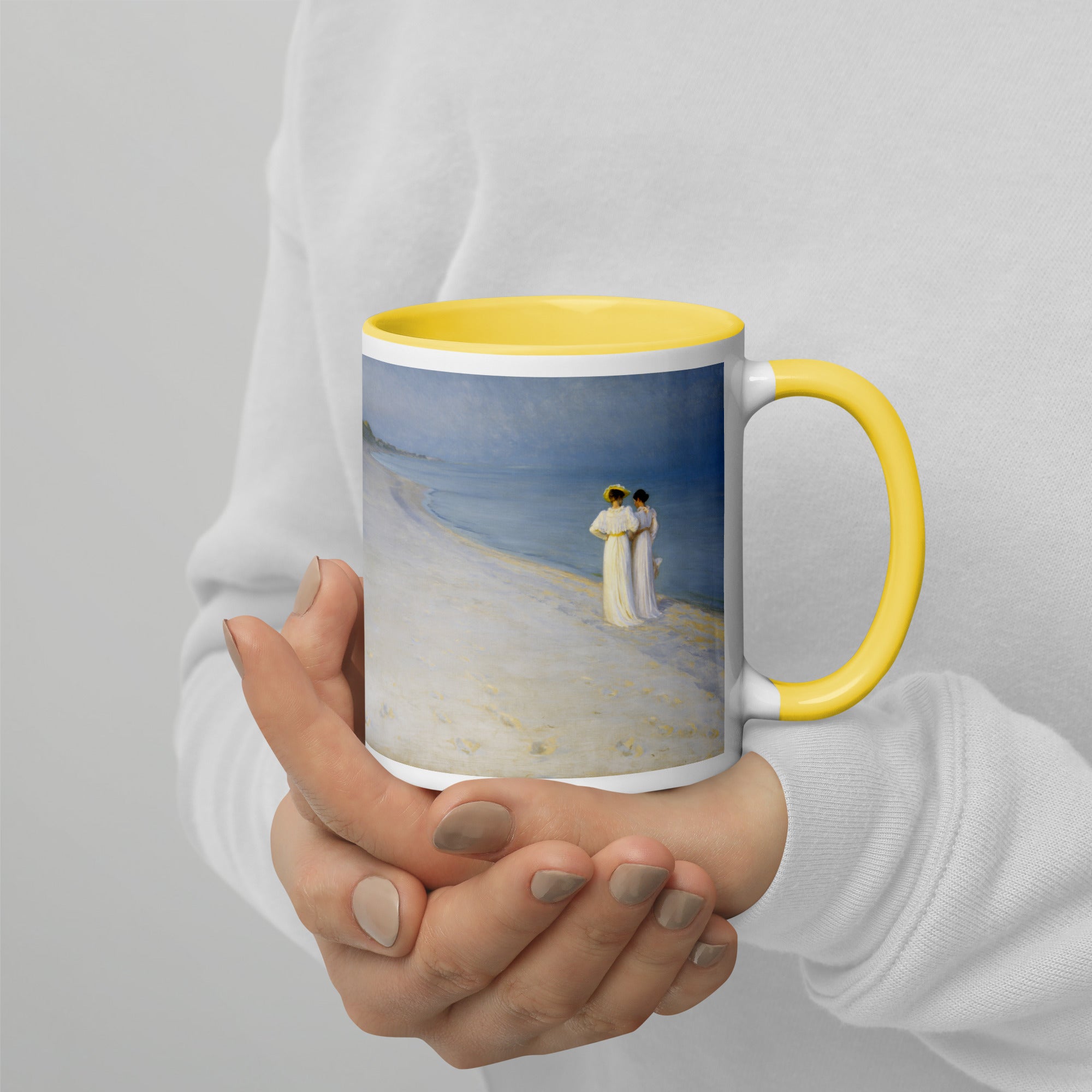 P.S. Krøyer 'Summer Evening on Skagen's Southern Beach' Famous Painting Ceramic Mug | Premium Art Mug