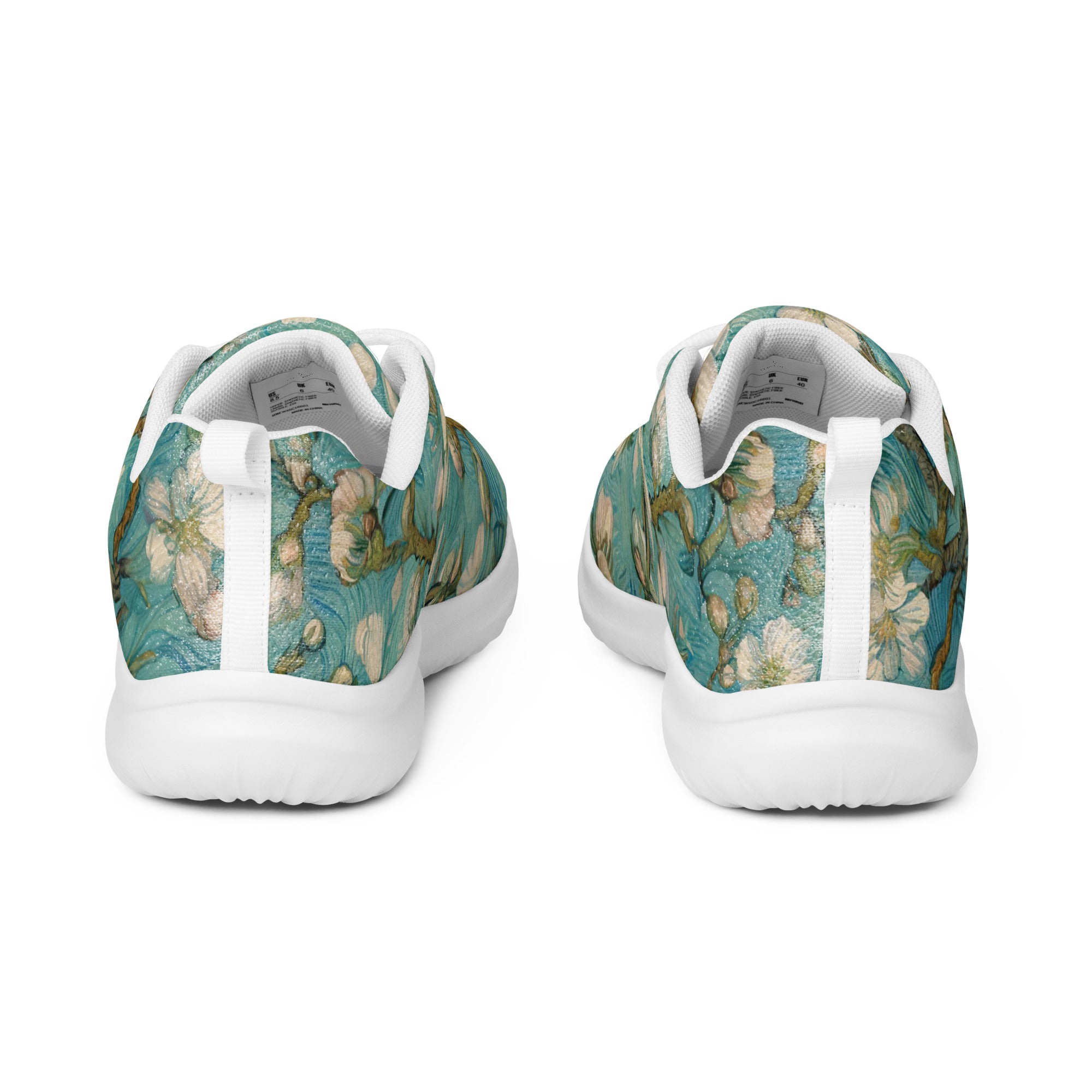 Vincent van Gogh „Mandelblüte“ – Leichte sportliche Laufschuhe | Hochwertige Kunst-Sneaker für Damen