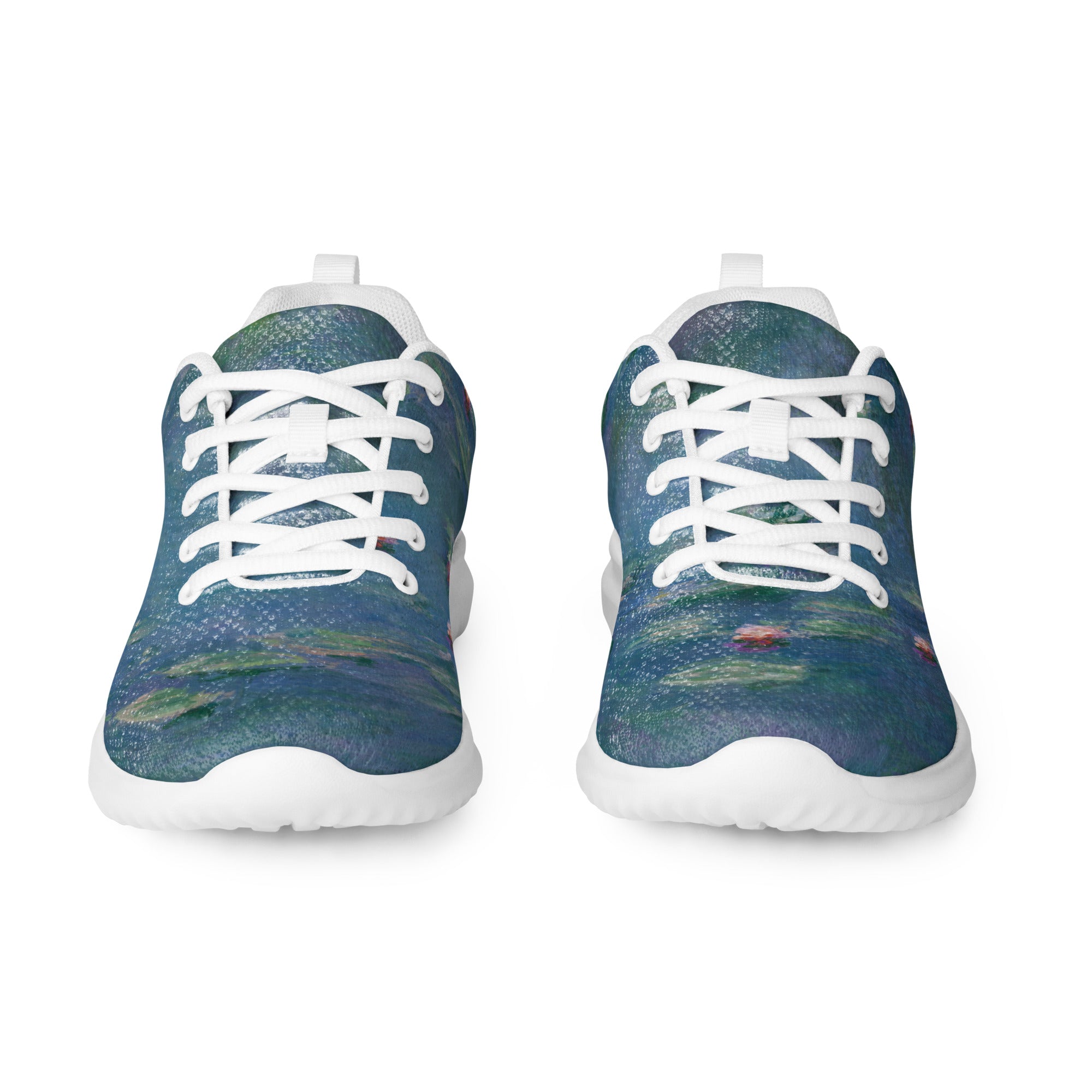 Claude Monet „Seerosen“ Leichte sportliche Laufschuhe | Hochwertige Kunst-Sneaker für Damen