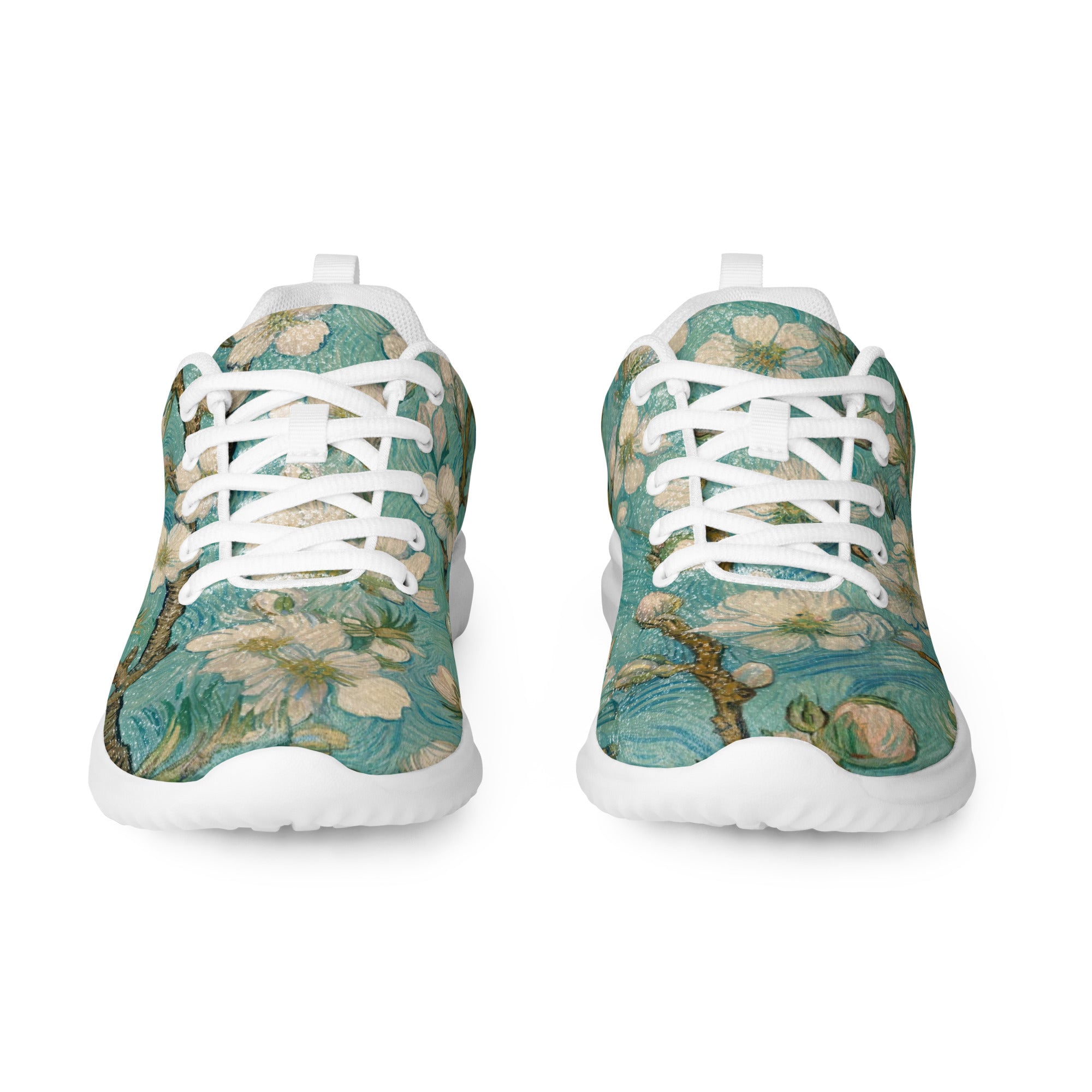 Vincent van Gogh „Mandelblüte“ – Leichte sportliche Laufschuhe | Hochwertige Kunst-Sneaker für Damen