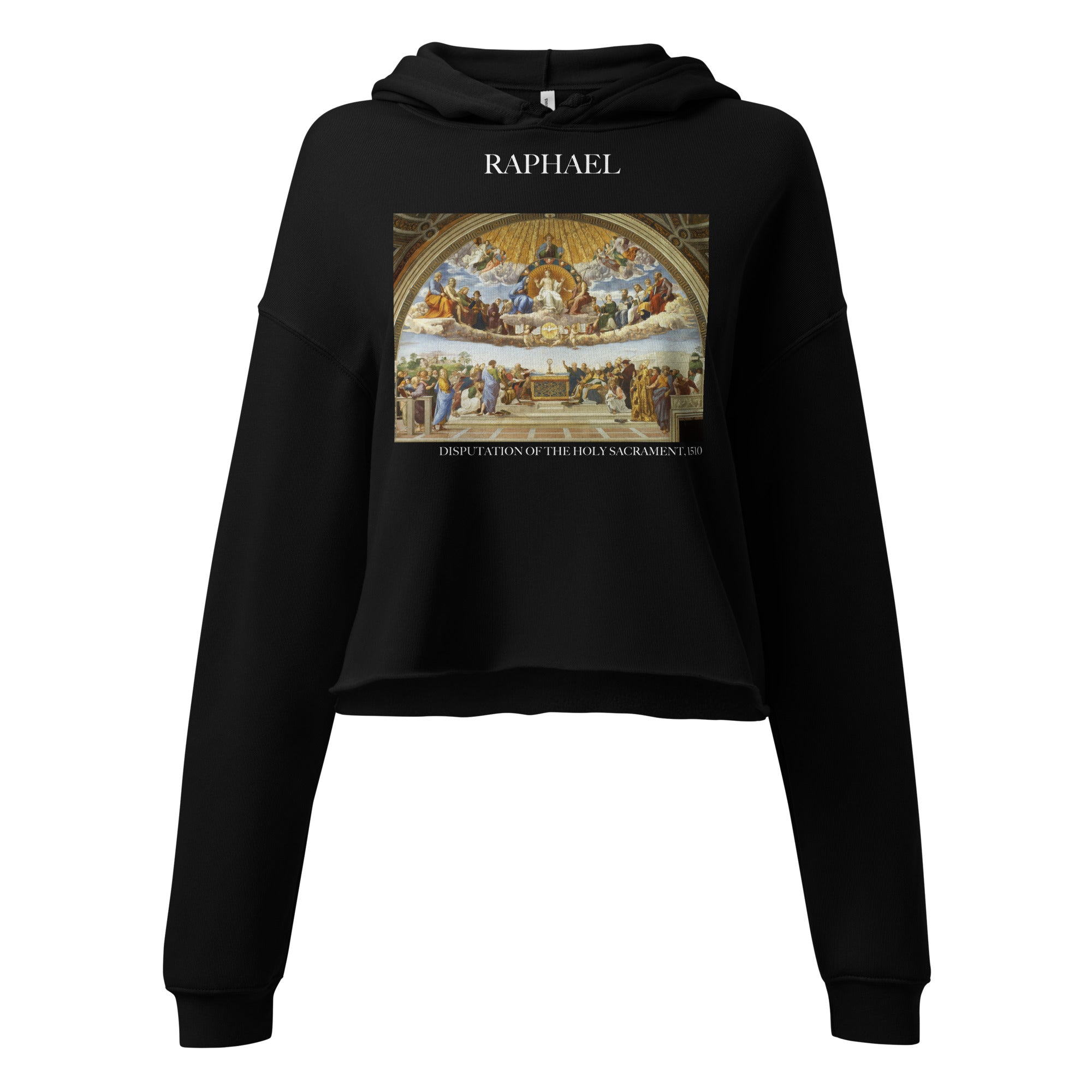 Raphael 'Disputation des Heiligen Sakraments' Berühmtes Gemälde Kurzer Hoodie | Premium Art Kurzer Hoodie