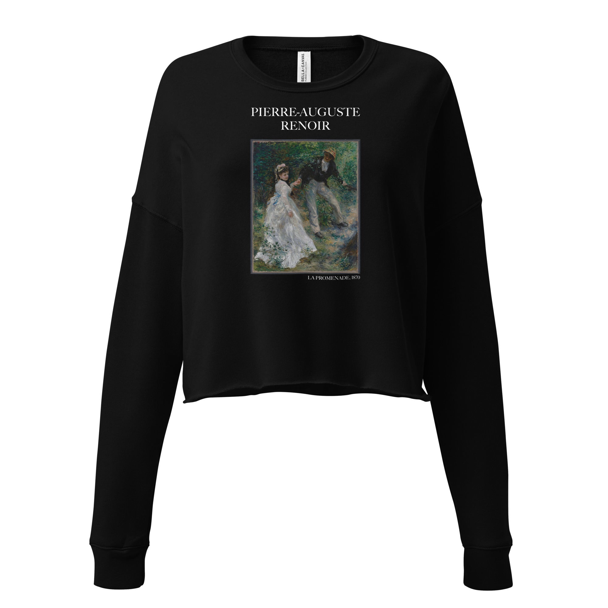 Pierre-Auguste Renoir 'La Promenade' Berühmtes Gemälde Kurzes Sweatshirt | Premium Art Kurzes Sweatshirt