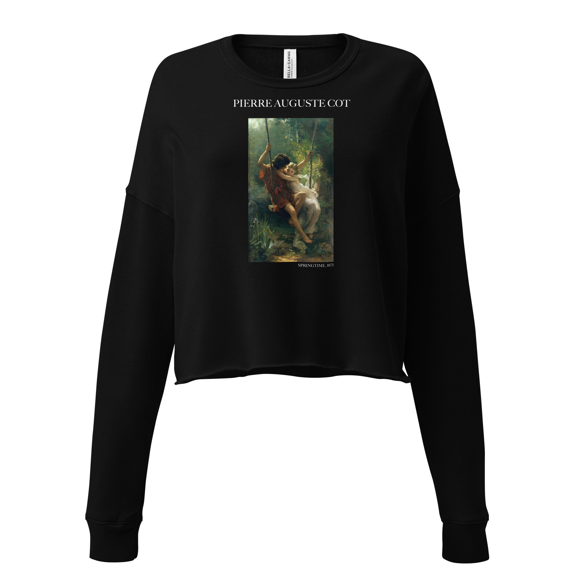 Pierre Auguste Cot 'Frühling' Berühmtes Gemälde Kurzes Sweatshirt | Premium Art Kurzes Sweatshirt