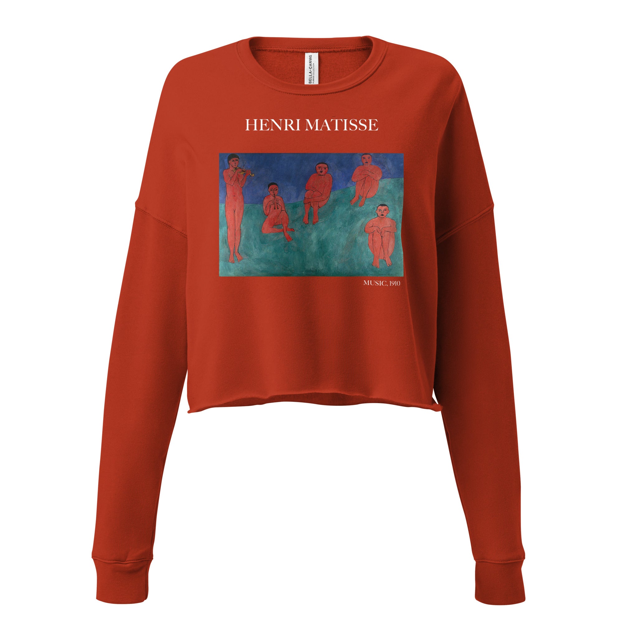 Henri Matisse „Musik“ Berühmtes Gemälde Kurzes Sweatshirt | Premium Art Kurzes Sweatshirt