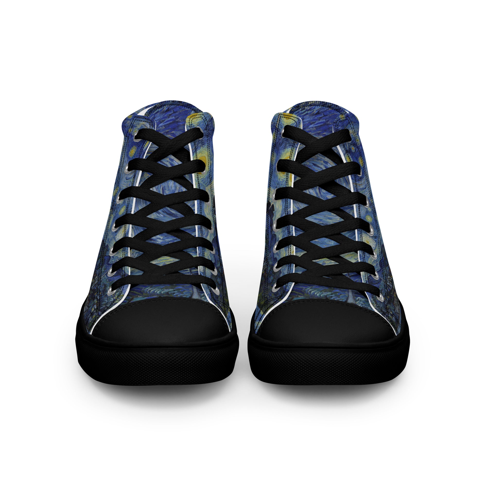 Vincent van Gogh „Sternennacht“ High-Top-Schuhe | Hochwertige Art High-Top-Sneaker für Damen