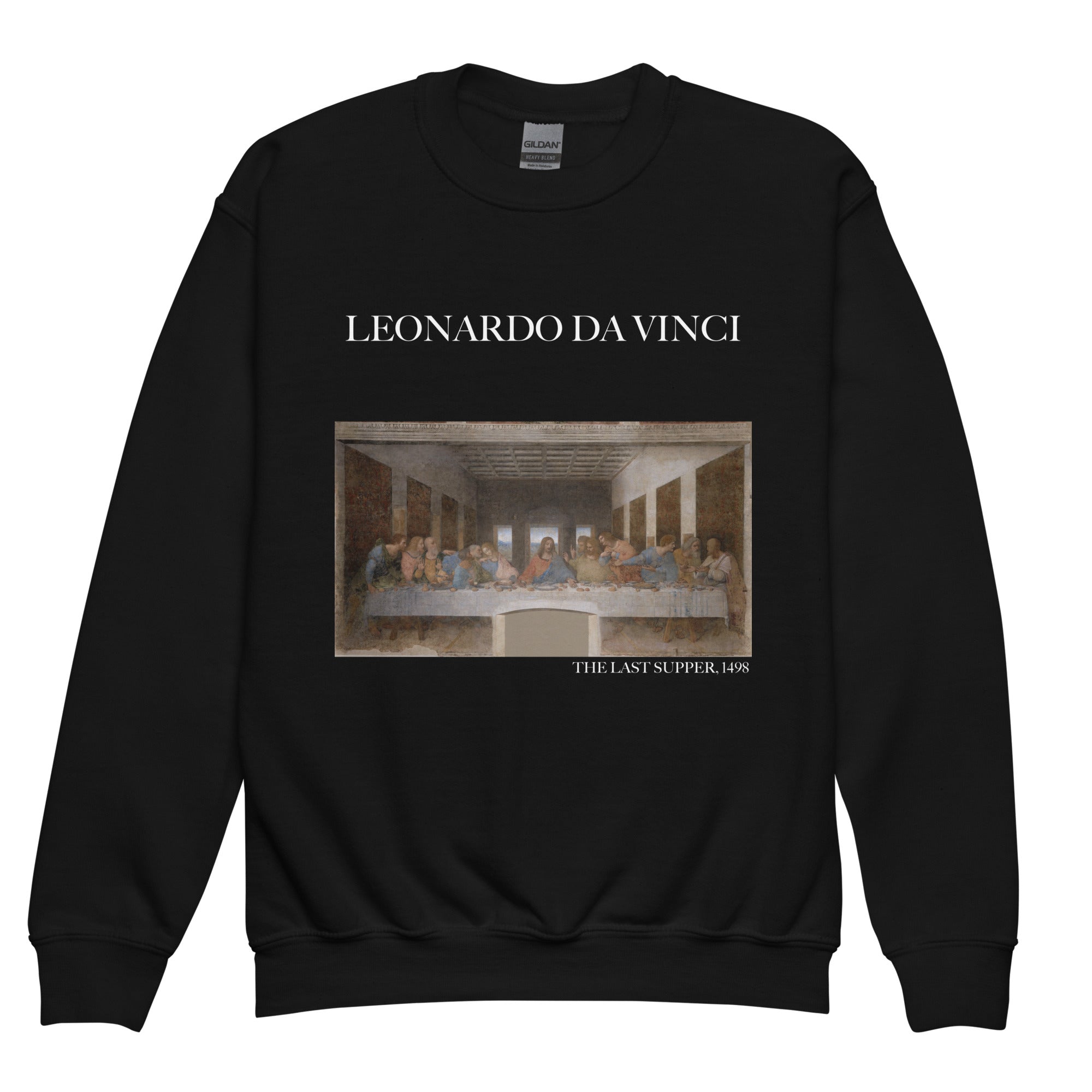 Leonardo da Vinci 'The Last Supper' Famous Painting Crewneck Sweatshirt | Premium Youth Art Sweatshirt