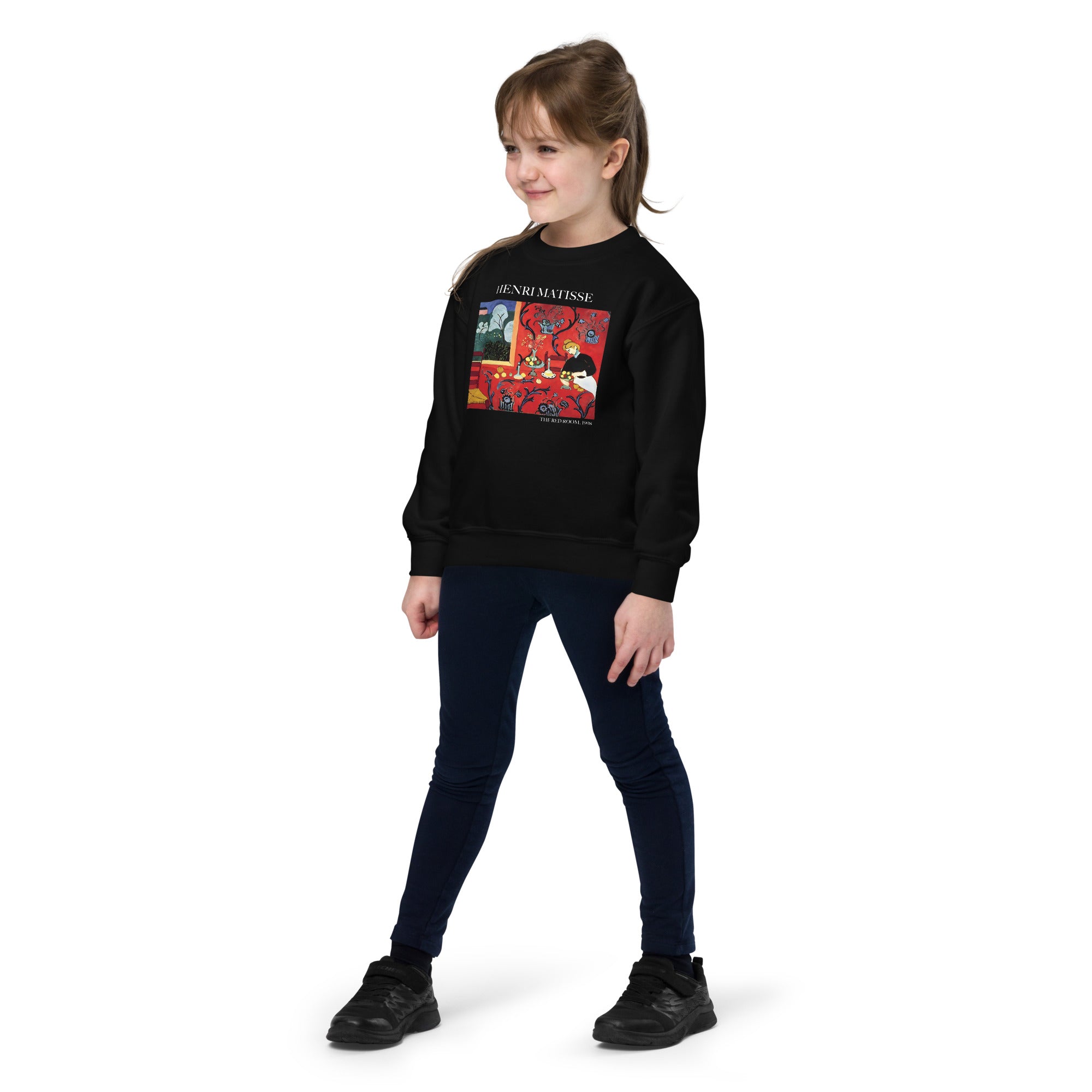 Henri Matisse 'The Red Room' Famous Painting Crewneck Sweatshirt | Premium Youth Art Sweatshirt