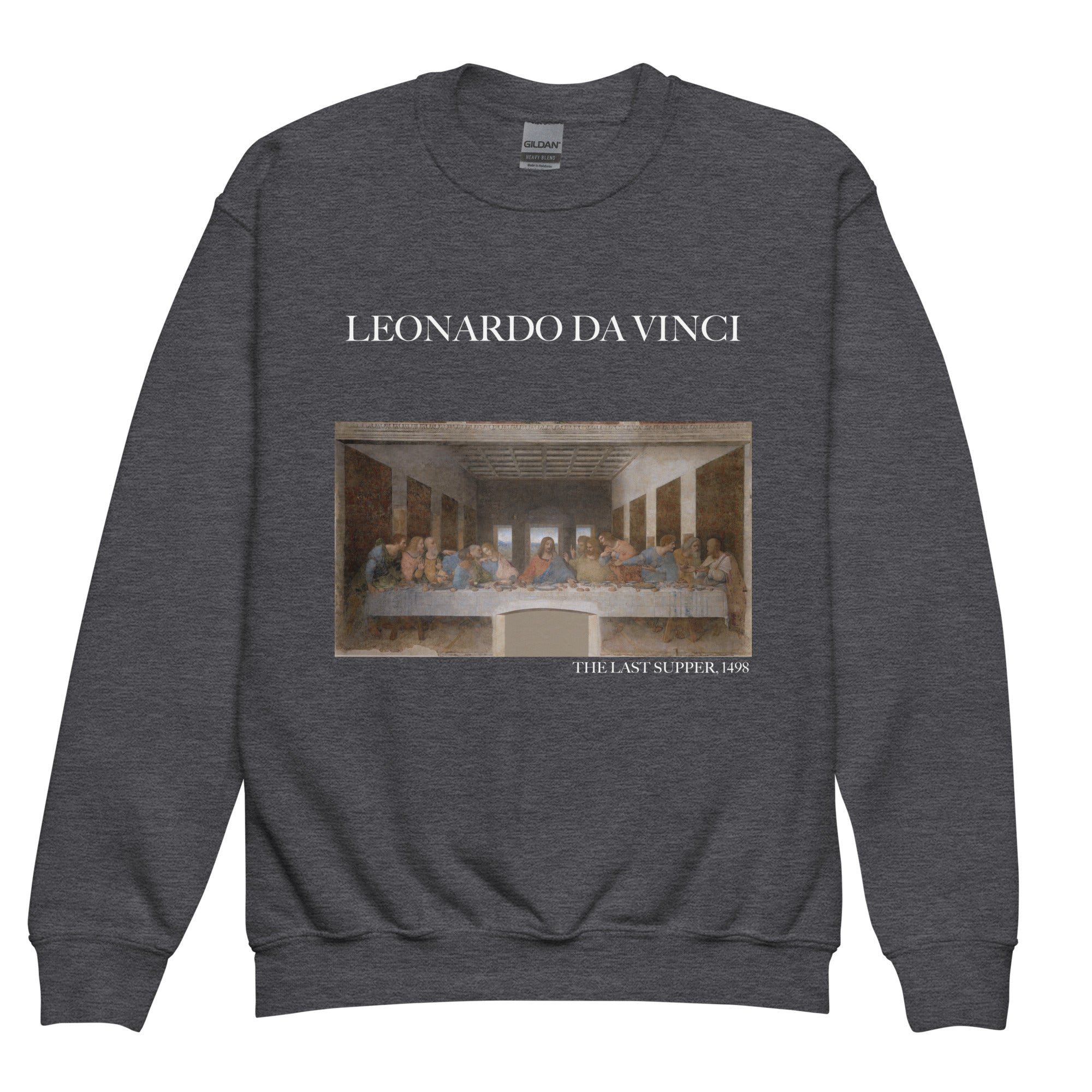 Leonardo da Vinci 'The Last Supper' Famous Painting Crewneck Sweatshirt | Premium Youth Art Sweatshirt