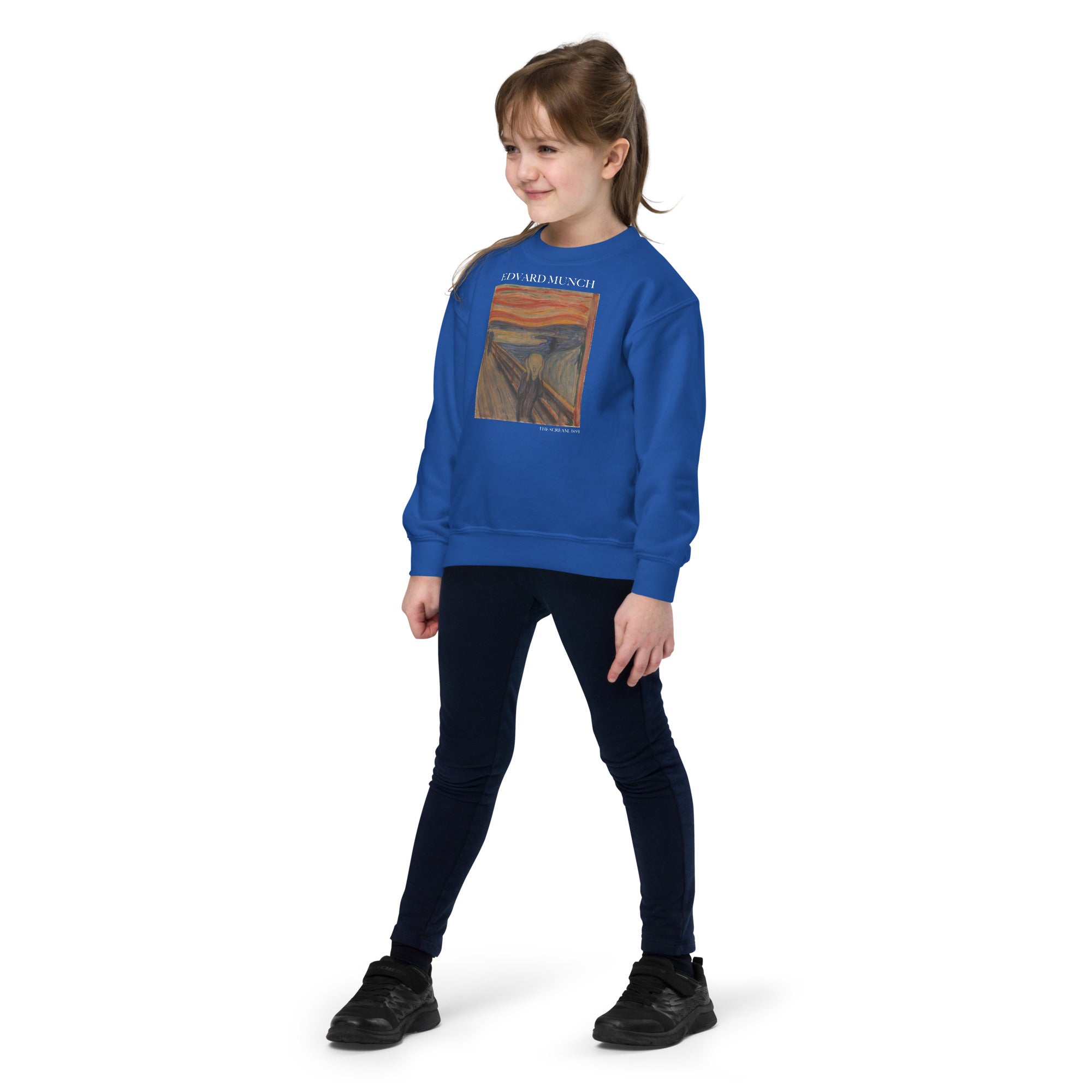 Edvard Munch 'The Scream' Famous Painting Crewneck Sweatshirt | Premium Youth Art Sweatshirt