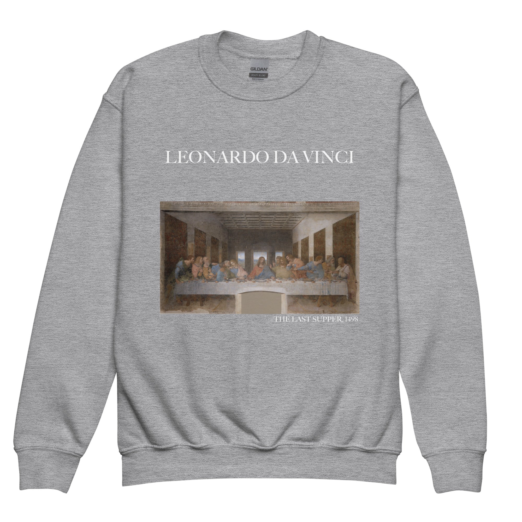 Leonardo da Vinci 'The Last Supper' Famous Painting Crewneck Sweatshirt | Premium Youth Art Sweatshirt