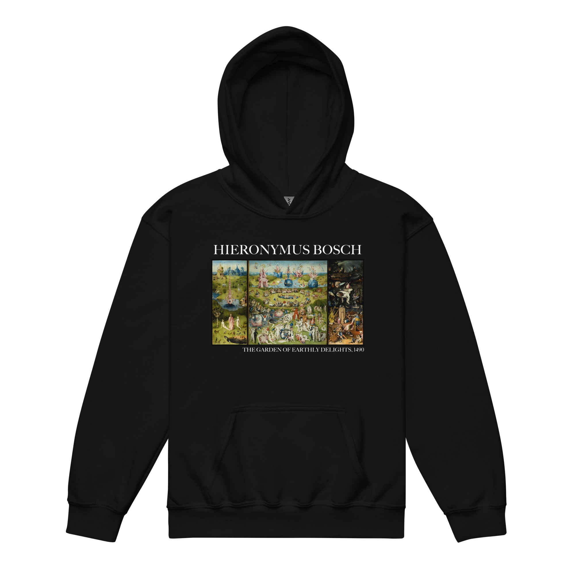 Hieronymus Bosch 'The Garden of Earthly Delights' Famous Painting Hoodie | Premium Youth Art Hoodie