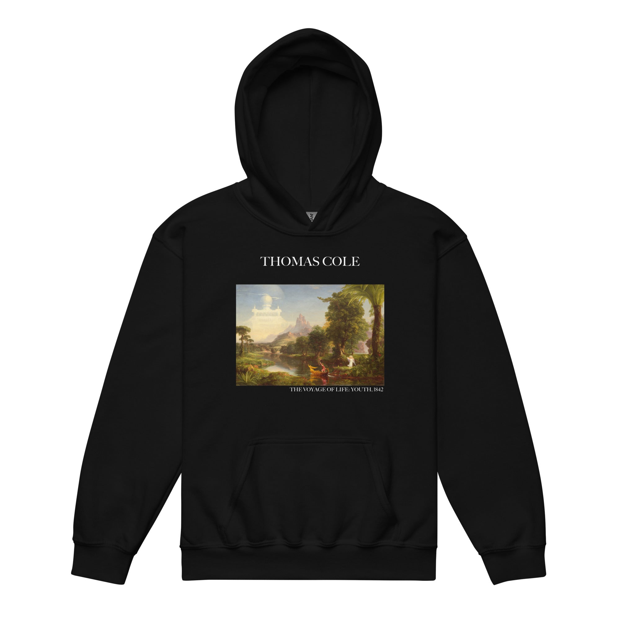 Thomas Cole 'The Voyage of Life: Youth' Famous Painting Hoodie | Premium Youth Art Hoodie