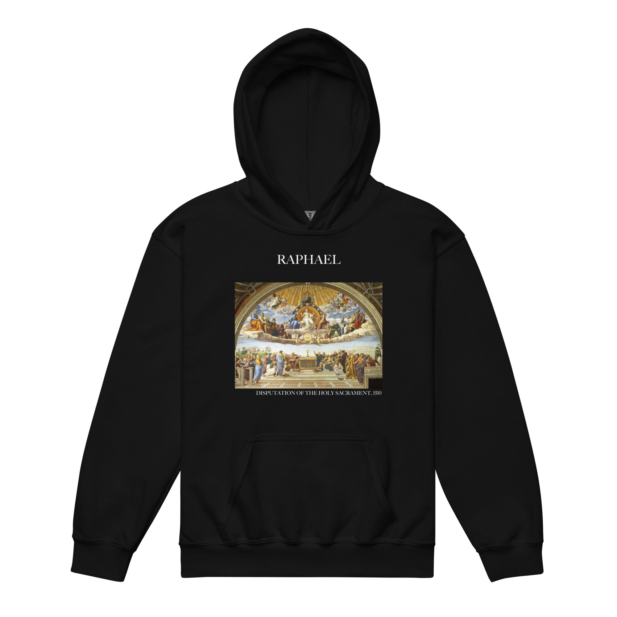 Raphael 'Disputation of the Holy Sacrament' Famous Painting Hoodie | Premium Youth Art Hoodie
