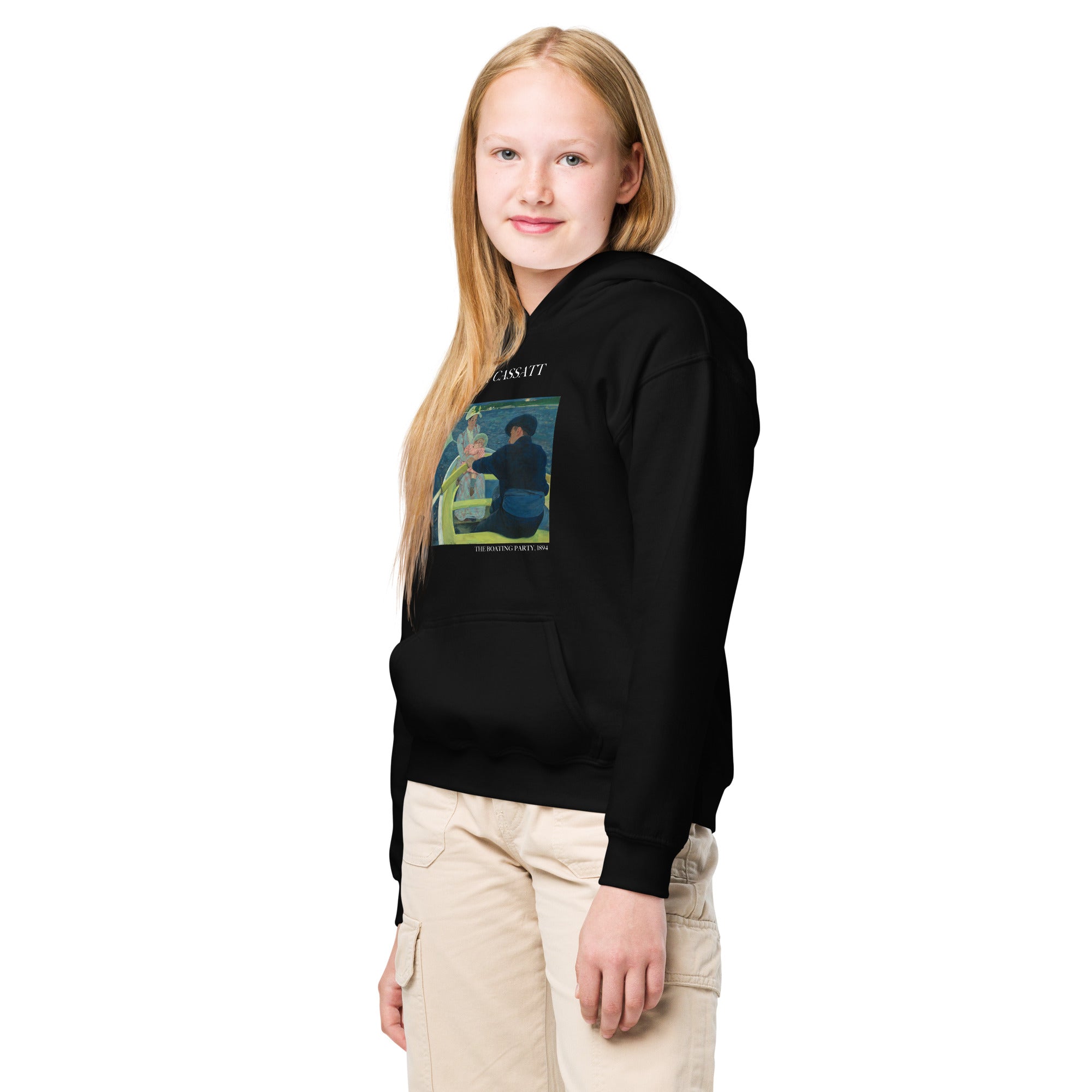 Mary Cassatt 'The Boating Party' Famous Painting Hoodie | Premium Youth Art Hoodie