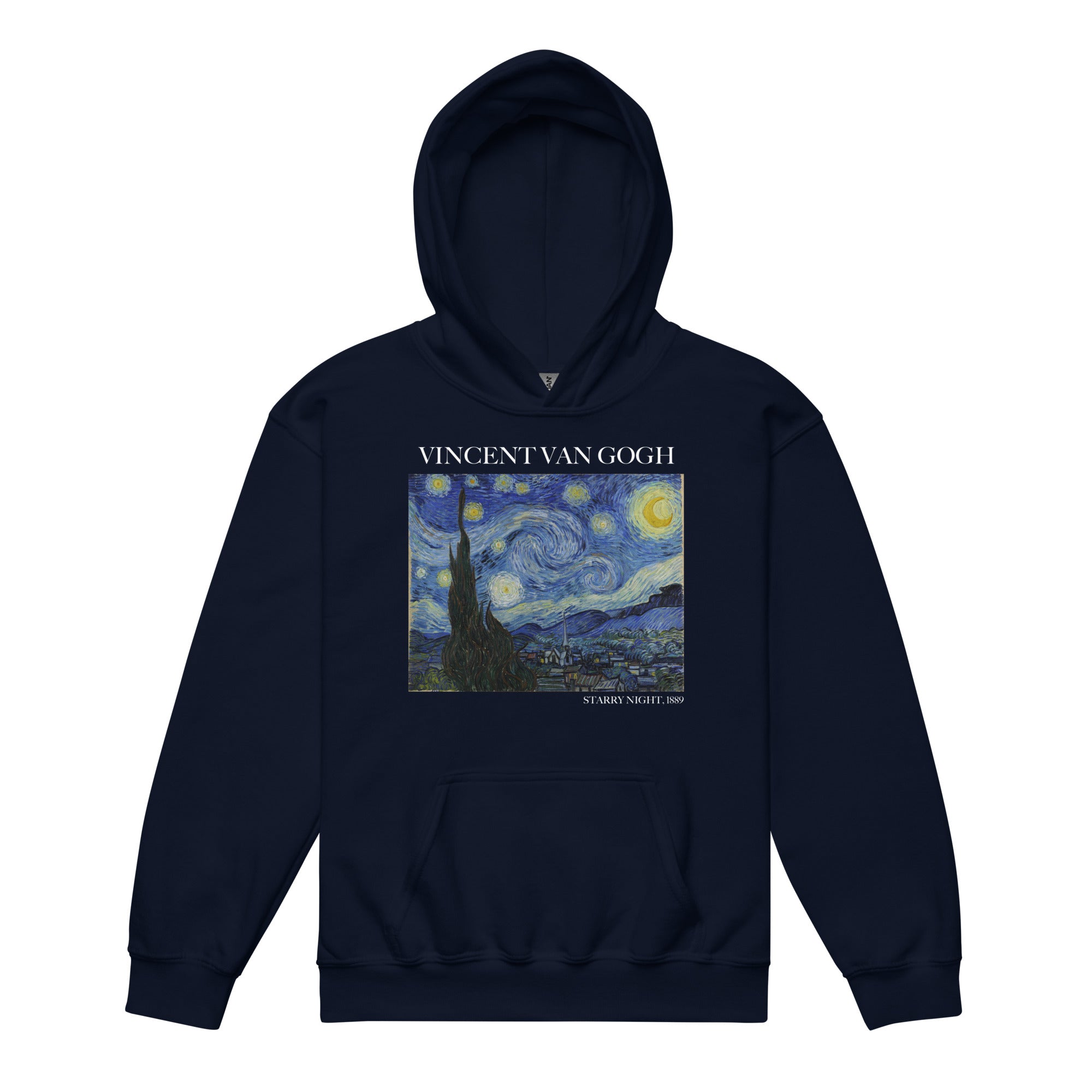 Vincent van Gogh 'Starry Night' Famous Painting Hoodie | Premium Youth Art Hoodie