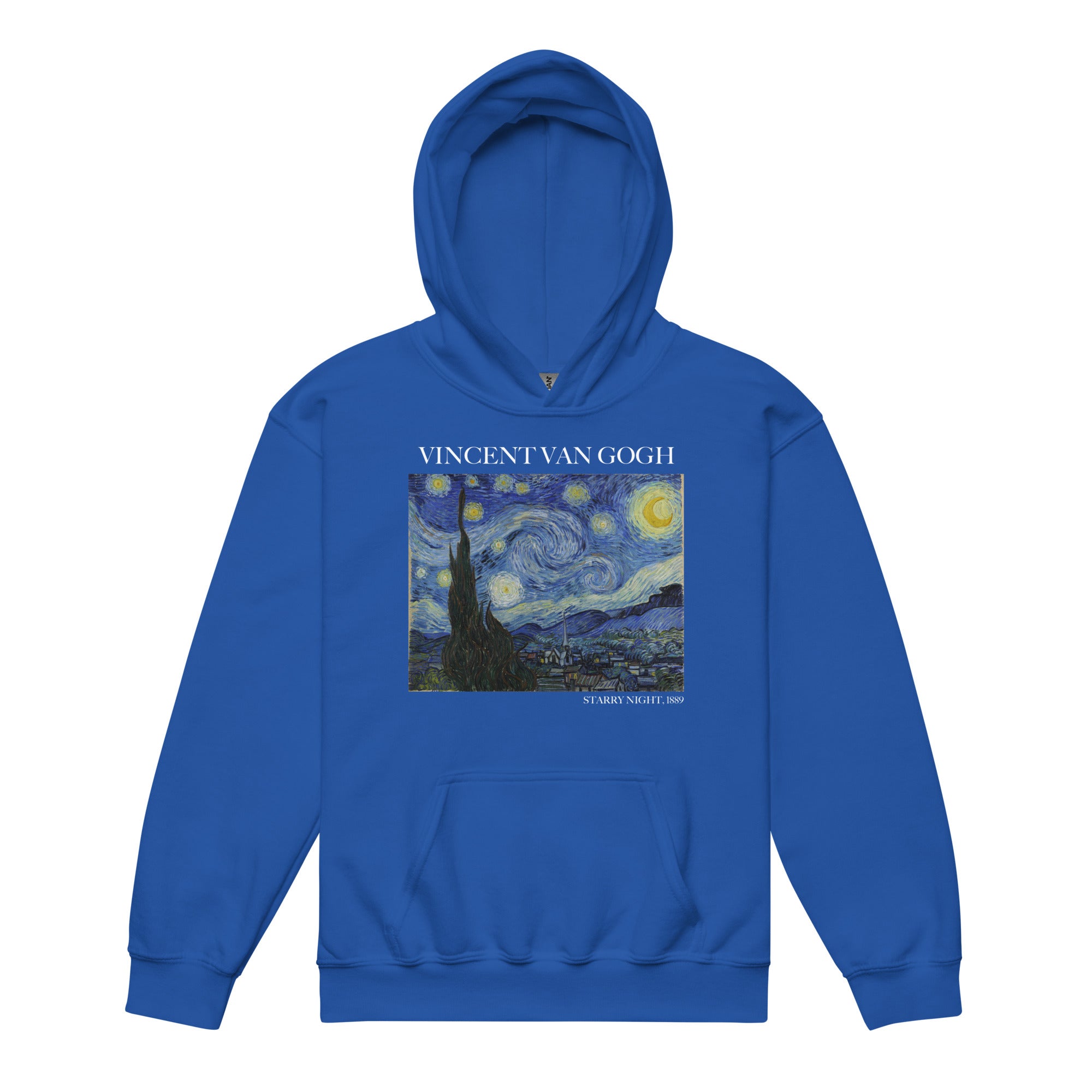 Vincent van Gogh 'Starry Night' Famous Painting Hoodie | Premium Youth Art Hoodie