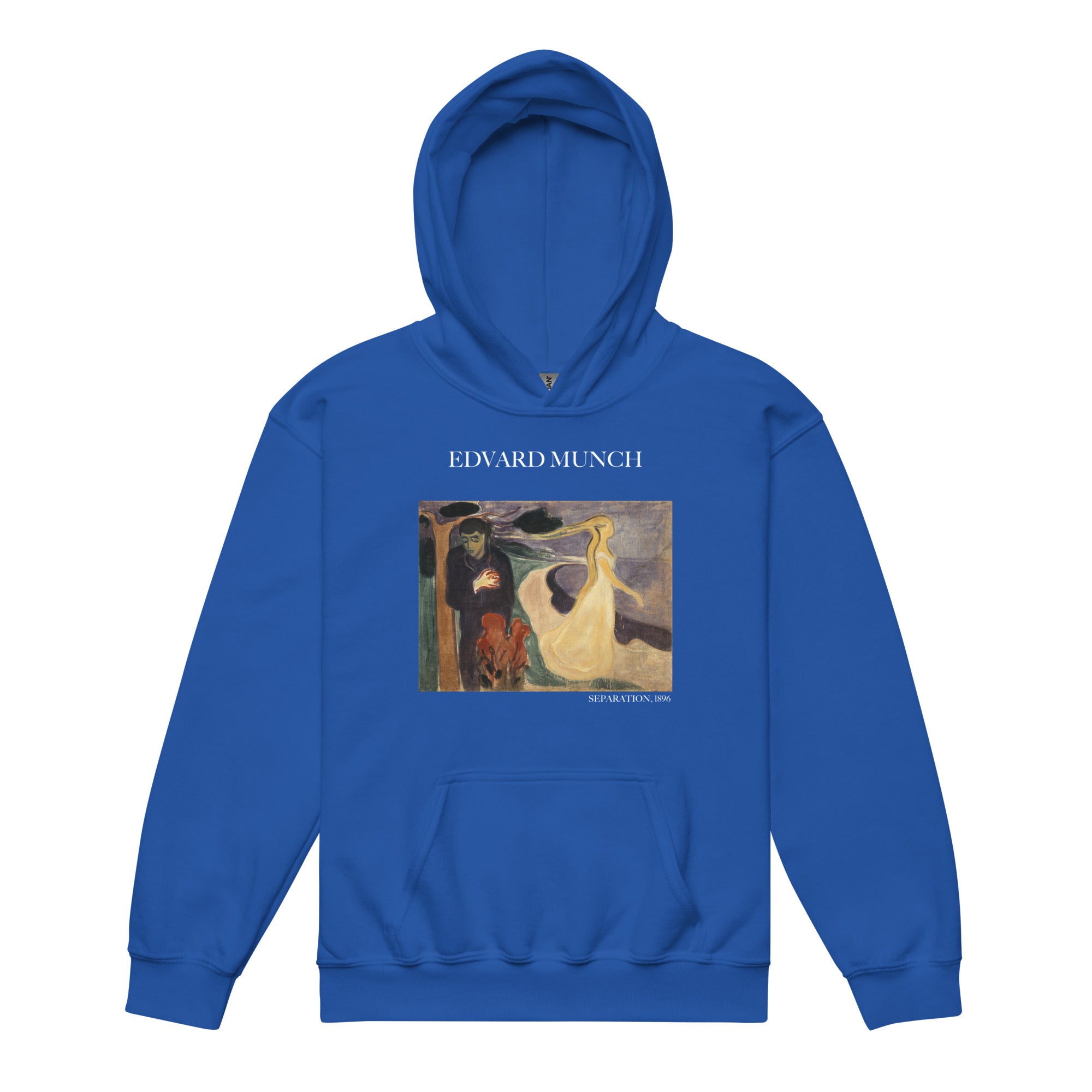 Edvard Munch 'Separation' Famous Painting Hoodie | Premium Youth Art Hoodie