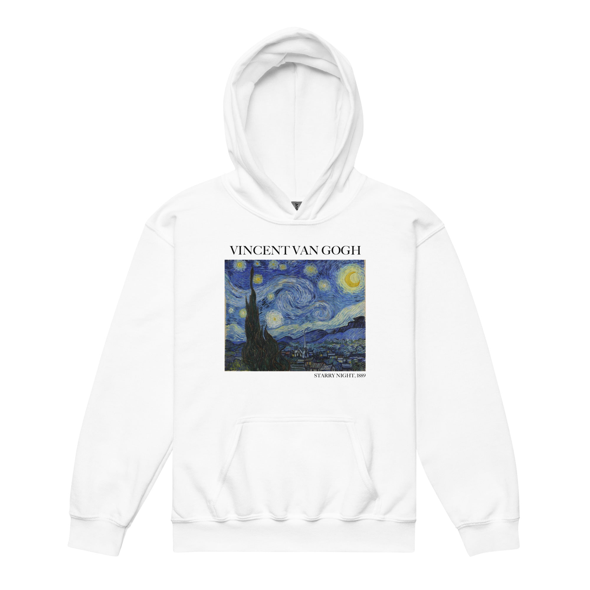 Vincent van Gogh 'Starry Night' Famous Painting Hoodie | Premium Youth Art Hoodie