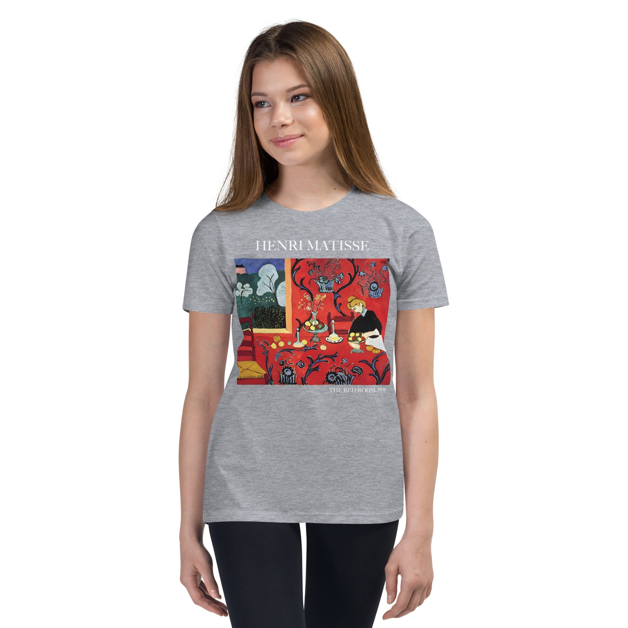 Henri Matisse „Das Rote Zimmer“, berühmtes Gemälde, kurzärmeliges T-Shirt | Premium-Kunst-T-Shirt für Jugendliche