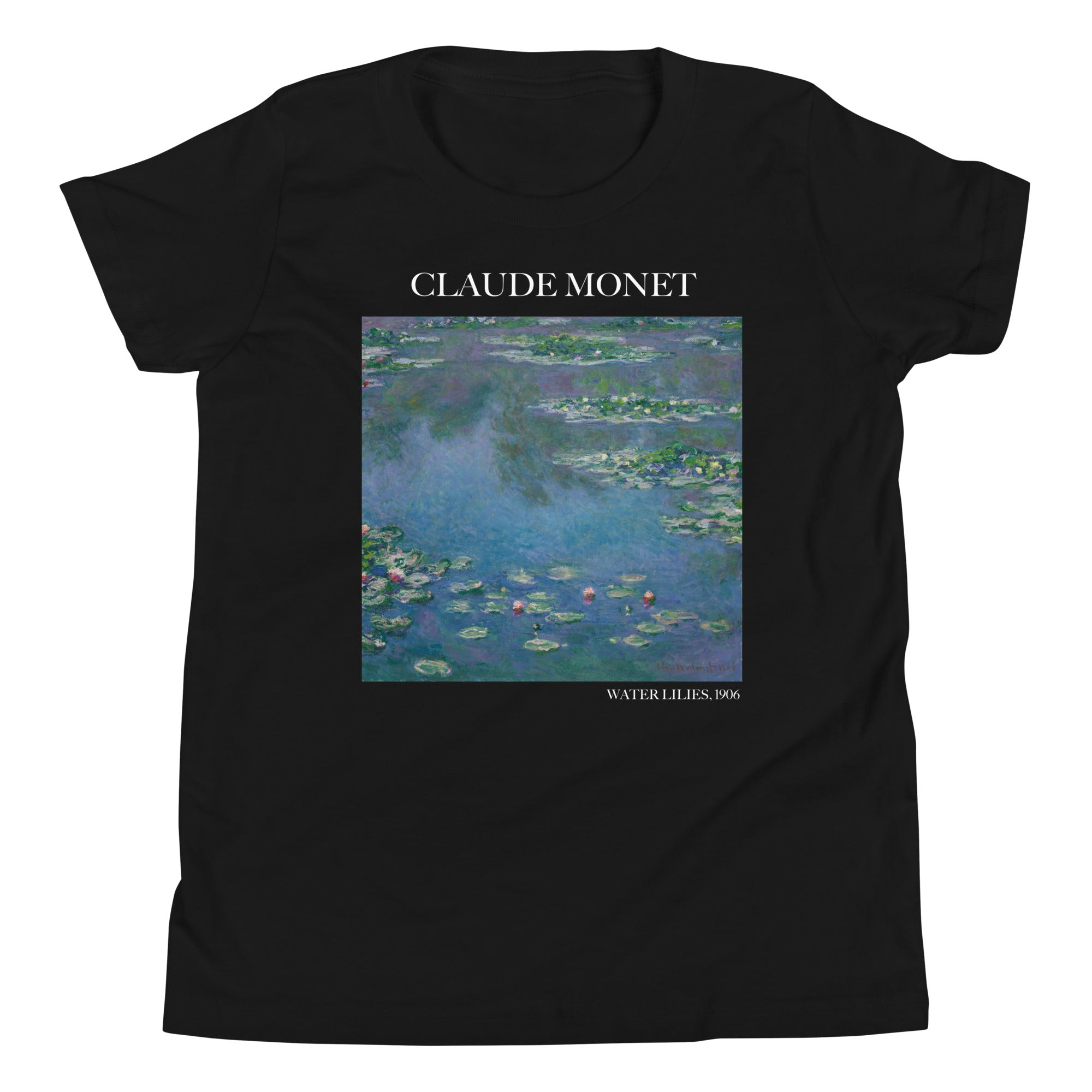 Claude Monet „Seerosen“, berühmtes Gemälde, kurzärmeliges T-Shirt, Premium-Kunst-T-Shirt für Jugendliche