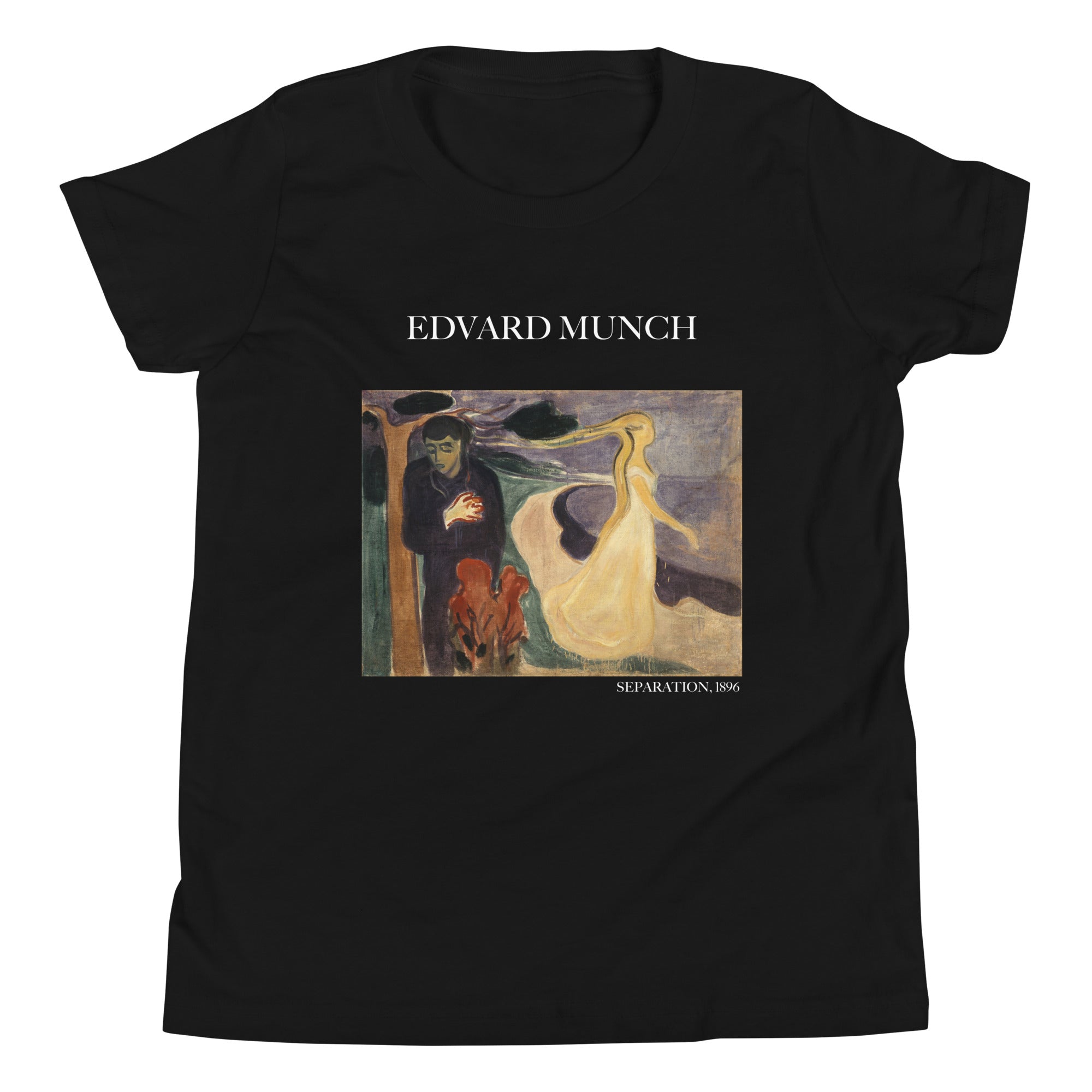 Edvard Munch „Separation“ – Berühmtes Gemälde, kurzärmeliges T-Shirt | Premium-Kunst-T-Shirt für Jugendliche