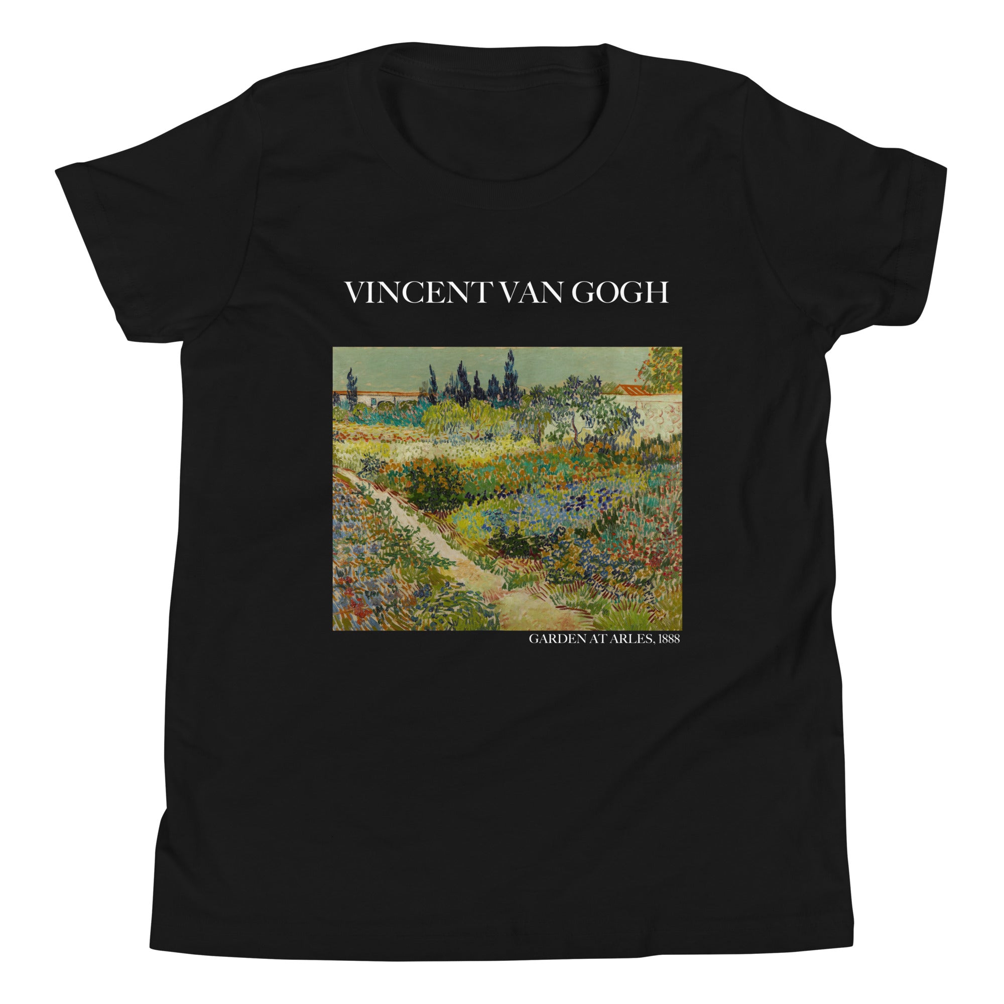 Vincent van Gogh „Garten in Arles“, berühmtes Gemälde, kurzärmeliges T-Shirt, Premium-Kunst-T-Shirt für Jugendliche