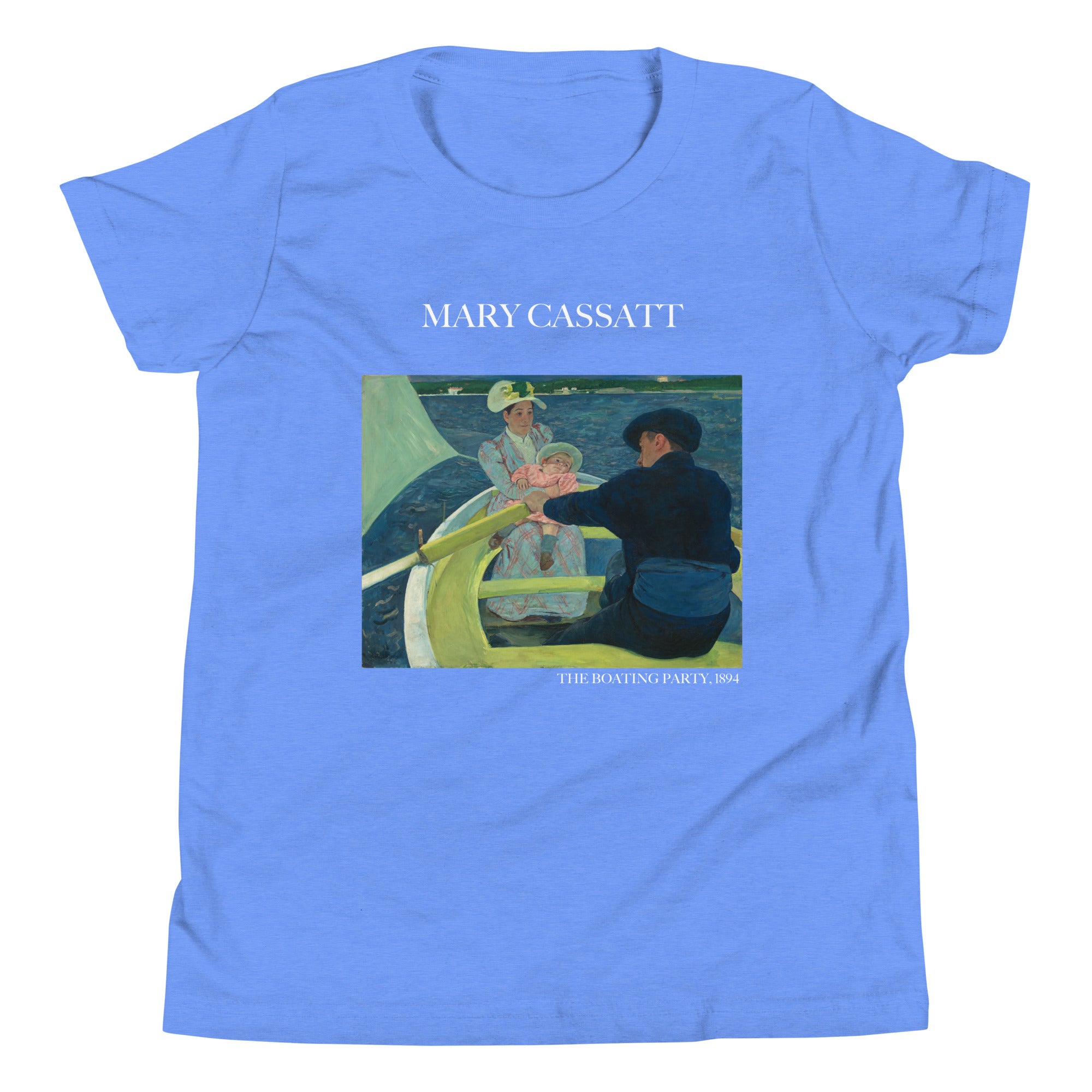 Mary Cassatt 'The Boating Party' Famous Painting Short Sleeve T-Shirt | Premium Youth Art Tee